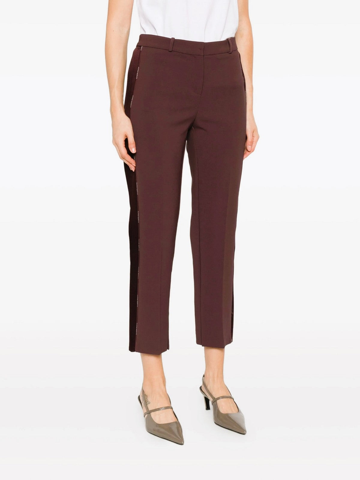 ELISABETTA FRANCHI Pantalone Donna PA08856E2 EA3 COFFEE