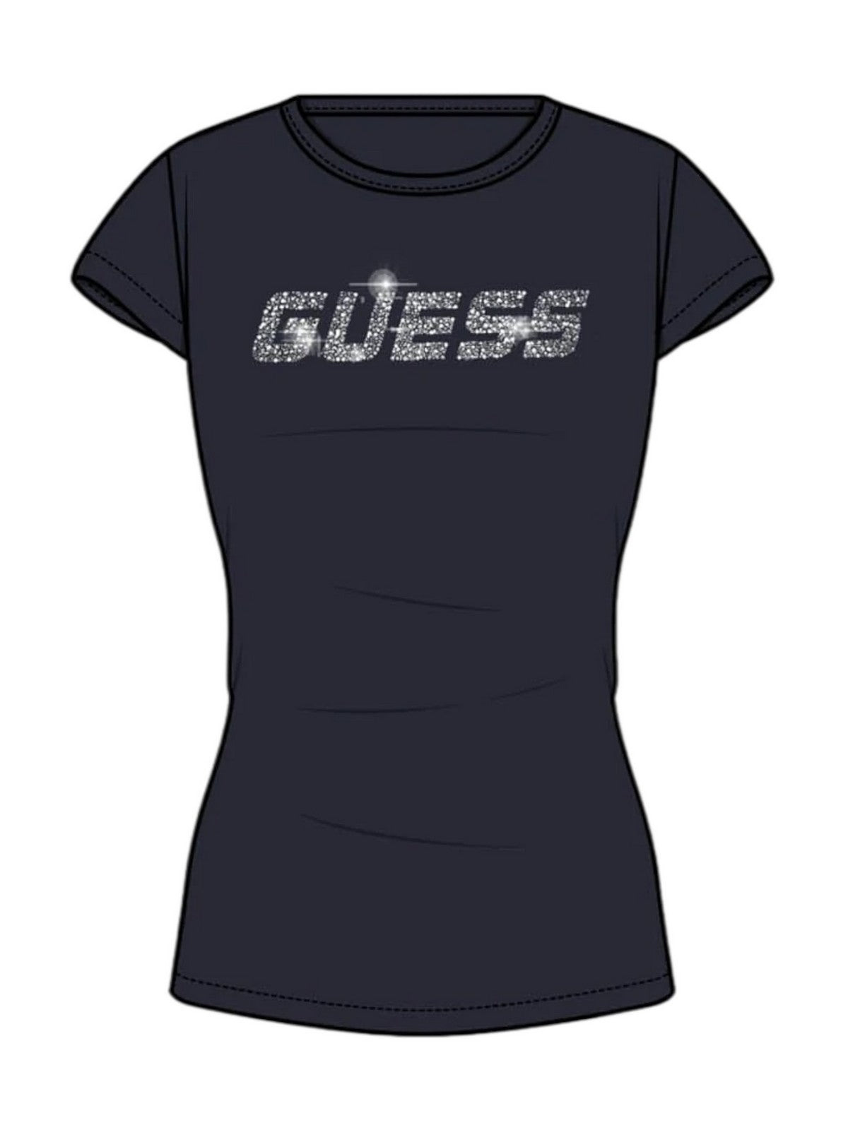 GUESS SPORT T-shirt Donna NEW KIARA SS T-SHIRT V5GI20 J1314 A71W DARING OCEAN gioboutiqueweb