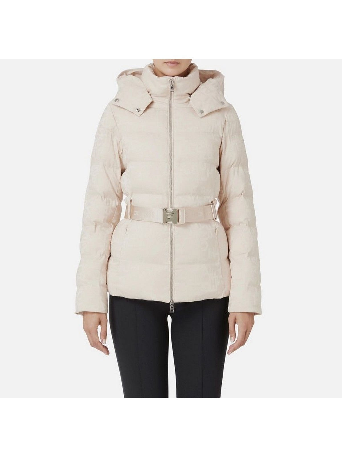 ELISABETTA FRANCHI Piumino Donna PI70D46E2 CI4 Bianco gioboutiqueweb