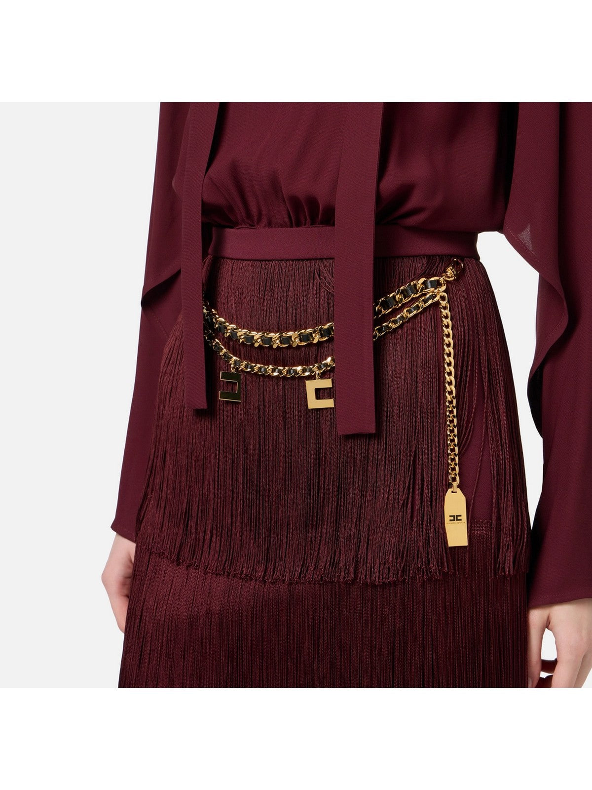 ELISABETTA FRANCHI Abito Donna AB65446E2 CG3 Rosso gioboutiqueweb