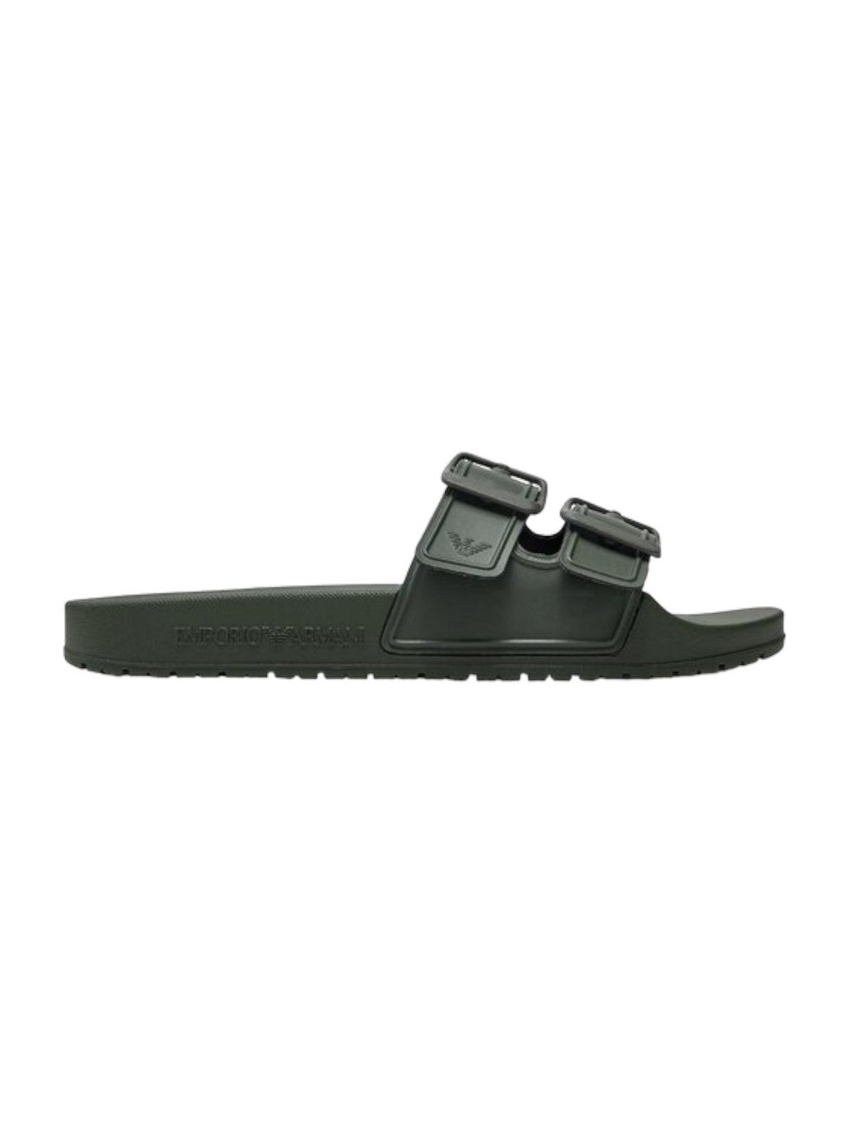 EMPORIO ARMANI Ciabatta Uomo XVPS09 XN998 S132 Verde gioboutiqueweb