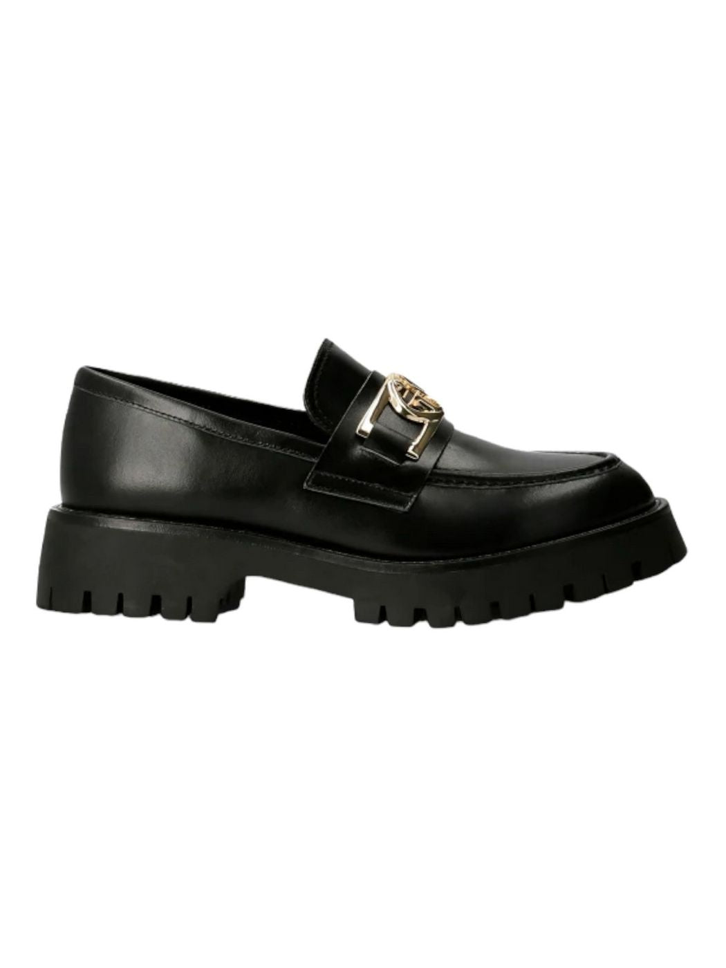 GUESS Mocassino Donna Ilary FL7ILR LEA14 BLA Nero gioboutiqueweb
