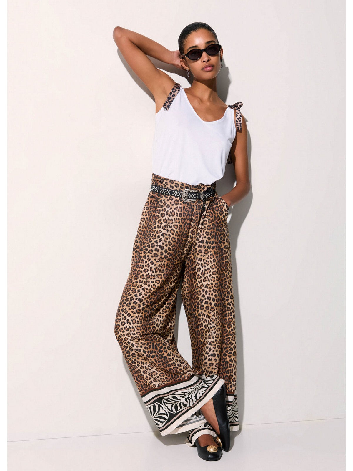 LIU JO BEACHWEAR Pantalone Donna VA6052TS123 V9789 ANIMALIER
