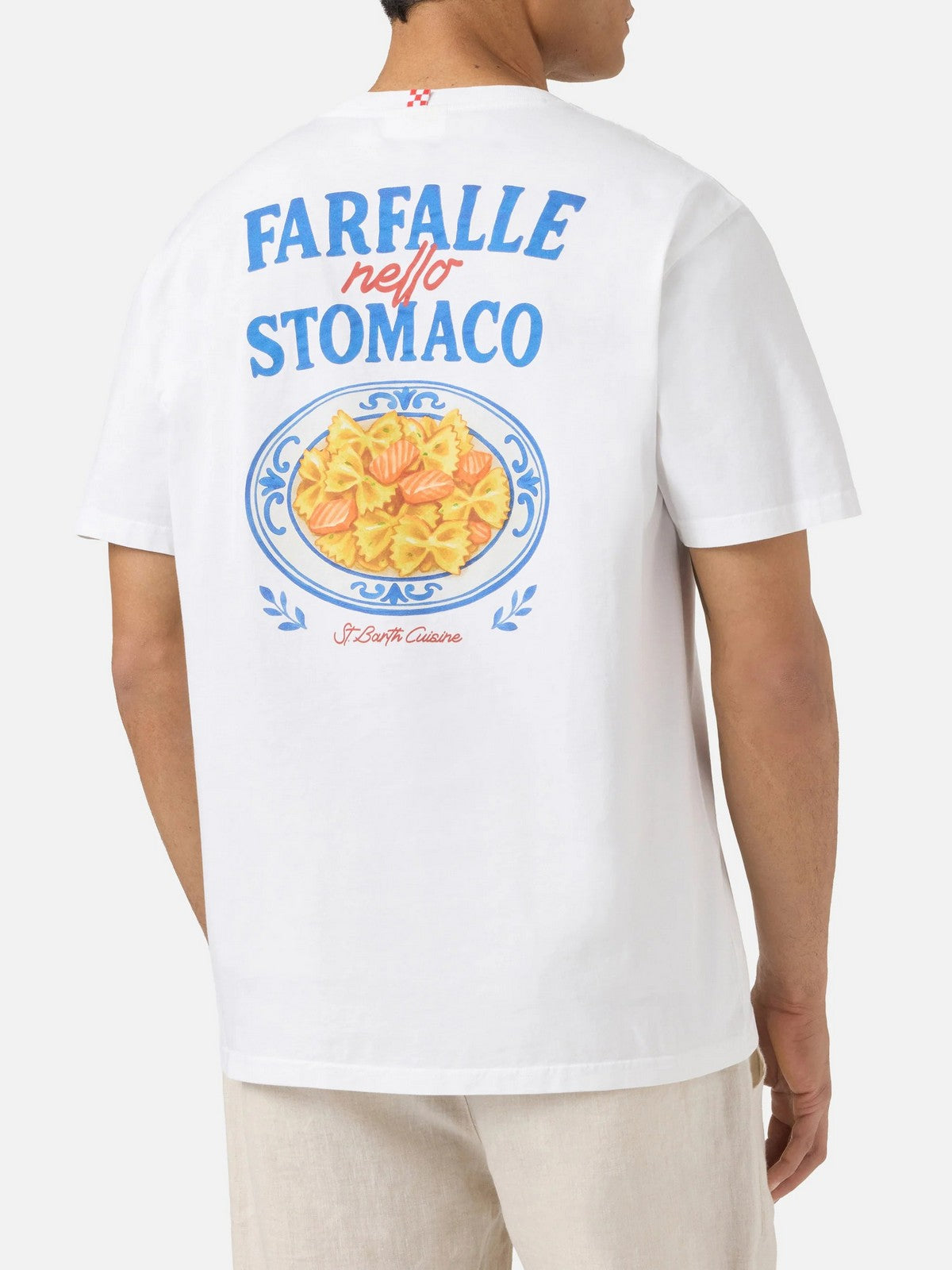 MC2 SAINT BARTH T-shirt Uomo PORTLAND 02006L FARFALLE STOMACO 01N