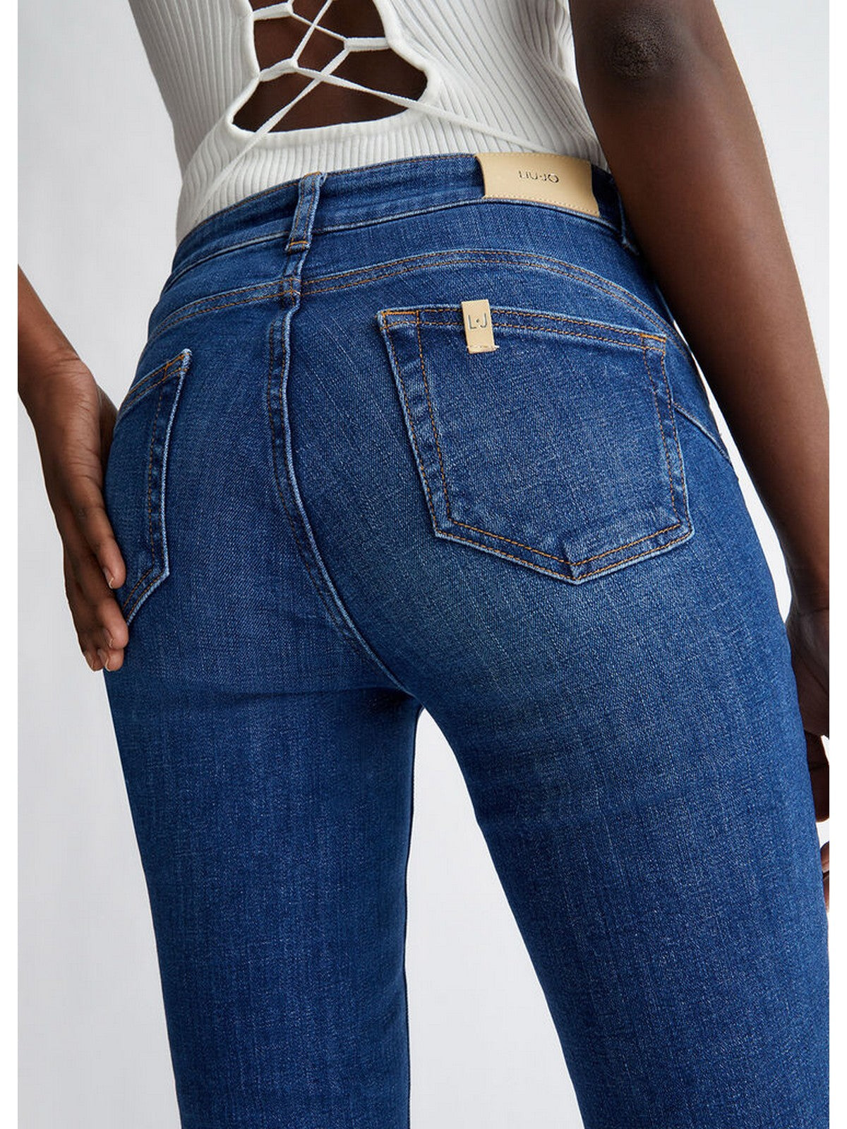 LIU JO BLUE DENIM Jeans Donna UA4039DS829 77505 Blu gioboutiqueweb