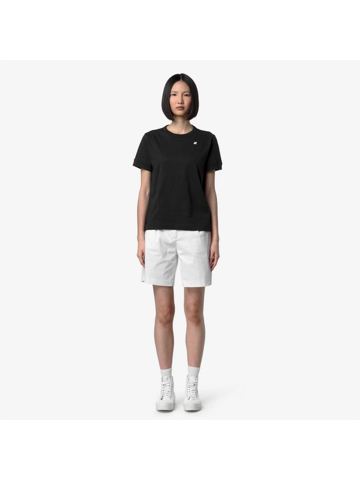 K-WAY T-Shirt e Polo Donna Emel K2122UW USY BLACK PURE