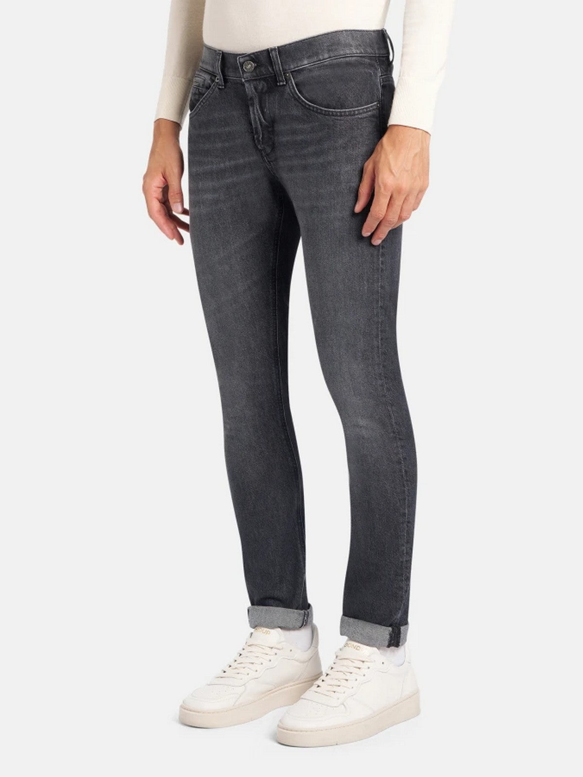 DONDUP Jeans Uomo George UP232 DSE377U LN9 999 Nero