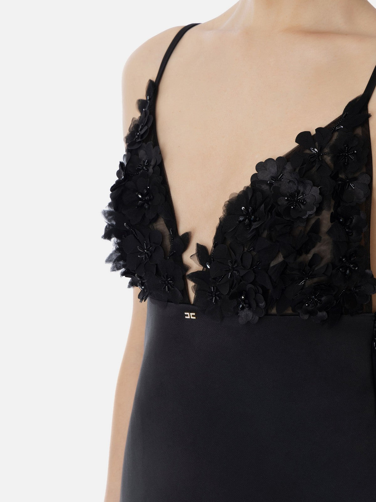 ELISABETTA FRANCHI Abito Donna AB73752E2-110 Nero gioboutiqueweb