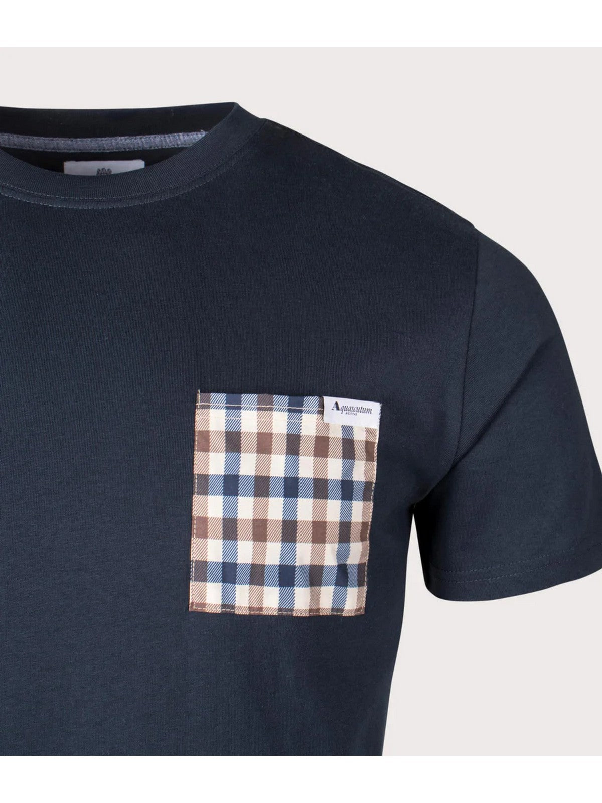 AQUASCUTUM T-shirt Uomo ACTIVE CLUB CHECK POCKET T-SHIRT AA-B004-TS003 NAVY NAVY gioboutiqueweb