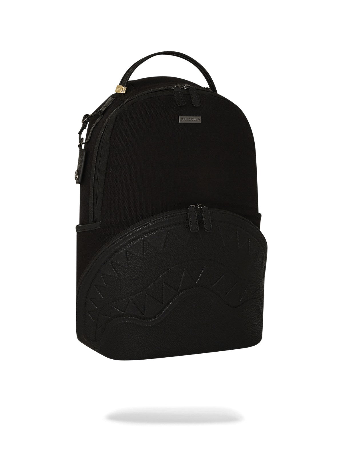 SPRAYGROUND Zaino Uomo SHARK POCKET CANAVAS BACKPACK 910B7127NSZ Nero gioboutiqueweb