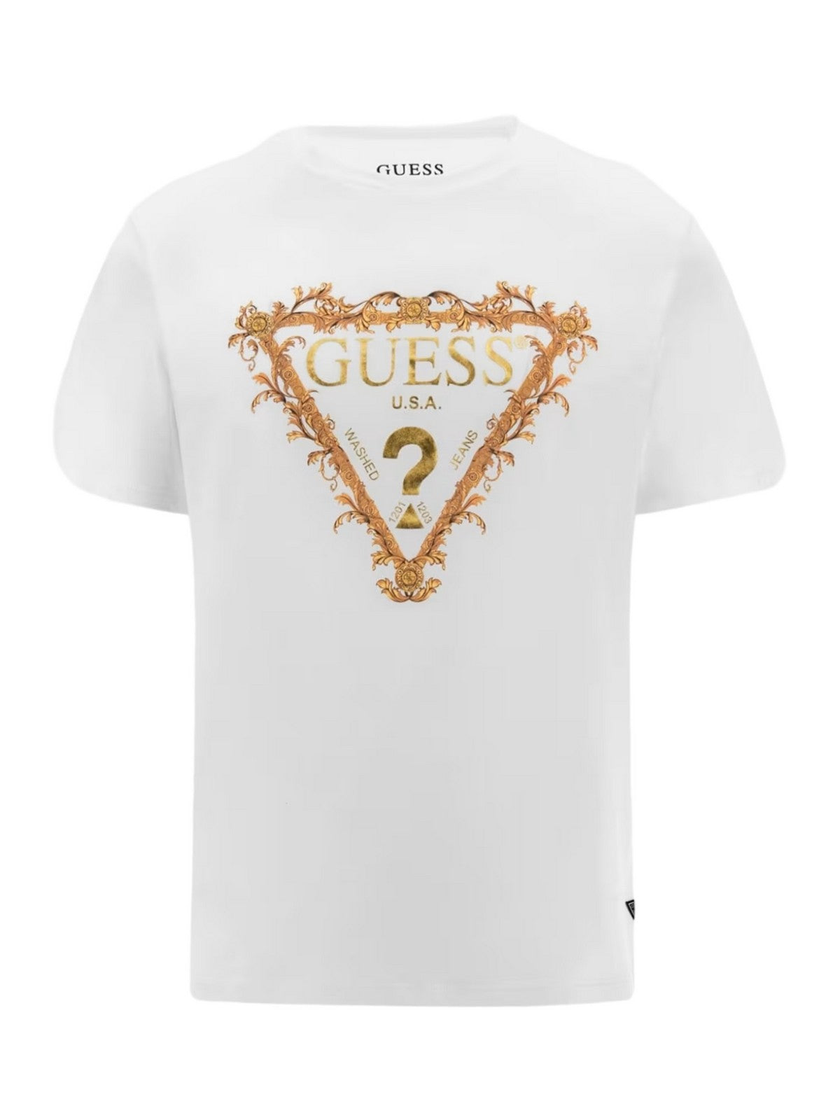 Apparel Gold And White Guess Shirt Girl Clothes Gold Guess Shirt