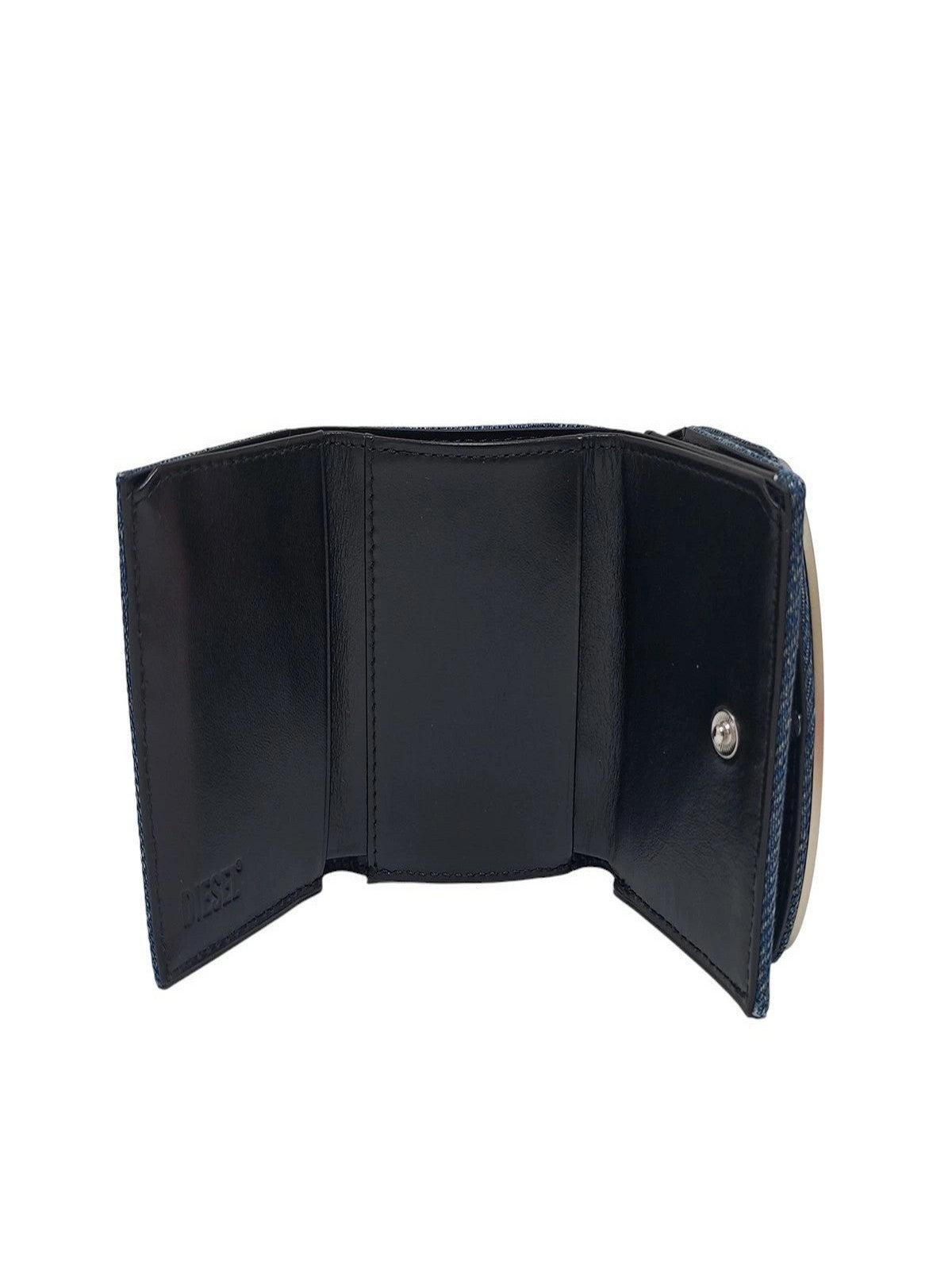 DIESEL Women's Wallet 1DR 1DR TRI FOLD COIN XS II WALLET X09887 P1730 H8457 420 - MEDIUM BLUE