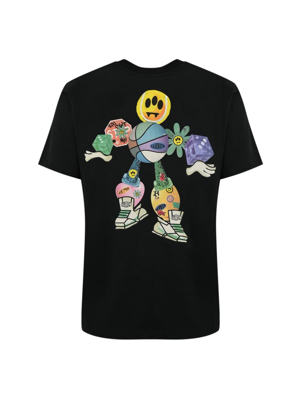 BARROW T-shirt Uomo S5BWUATH147 110 Nero gioboutiqueweb