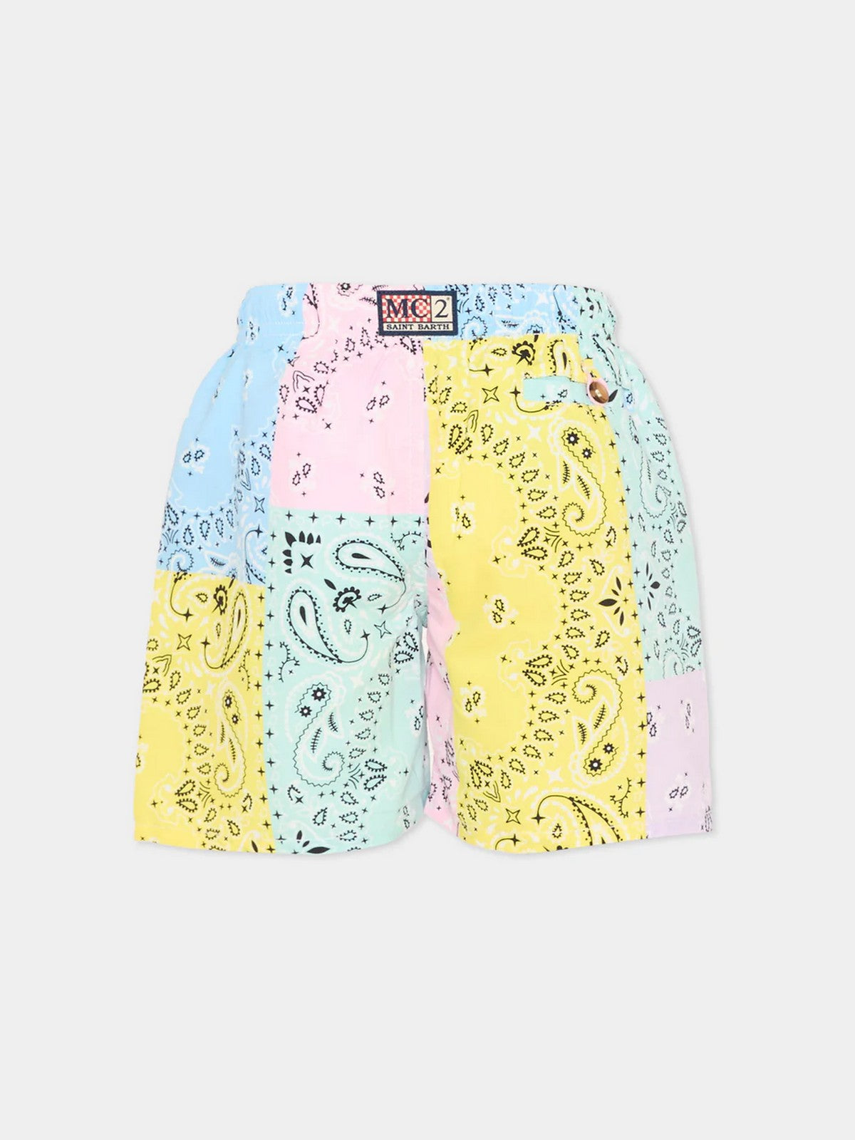 MC2 SAINT BARTH Costume da bagno Uomo CAPRESE 03277L BANDANNA ROUND COLOR