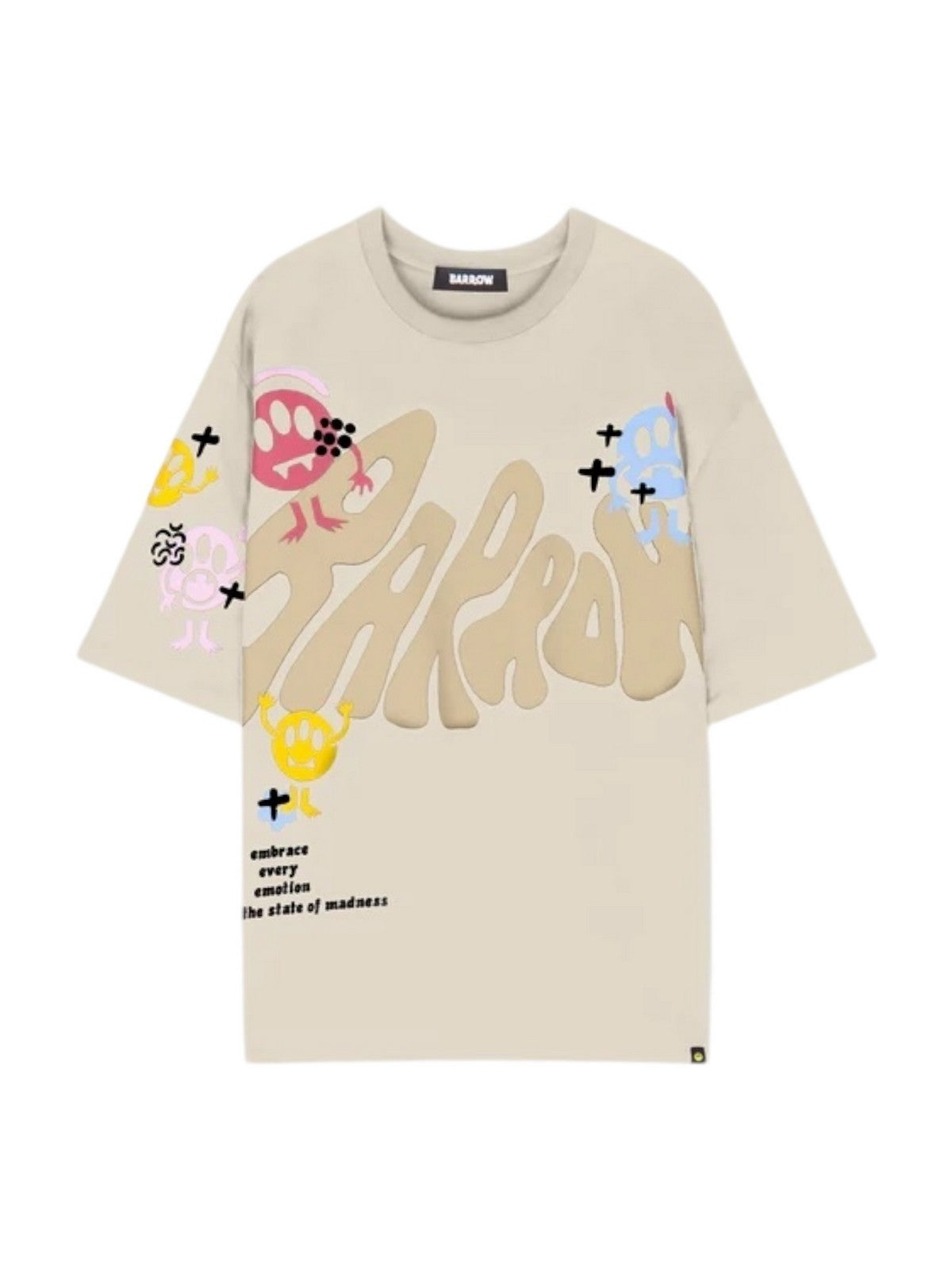 Barrow T-Shirts und Herren-Trikot-T-Shirt Unisex f4bwuath060 BW009 Beige