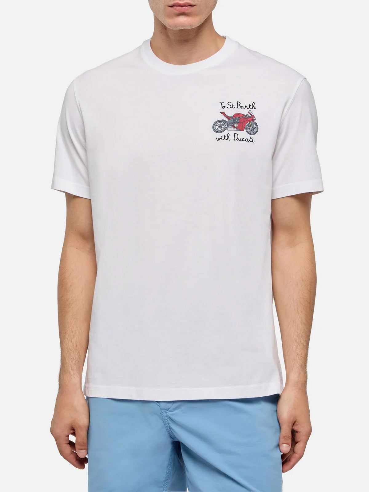 MC2 SAINT BARTH T-shirt Uomo TSHIRT MAN 05712H DUCATI A SB 01N EMB gioboutiqueweb