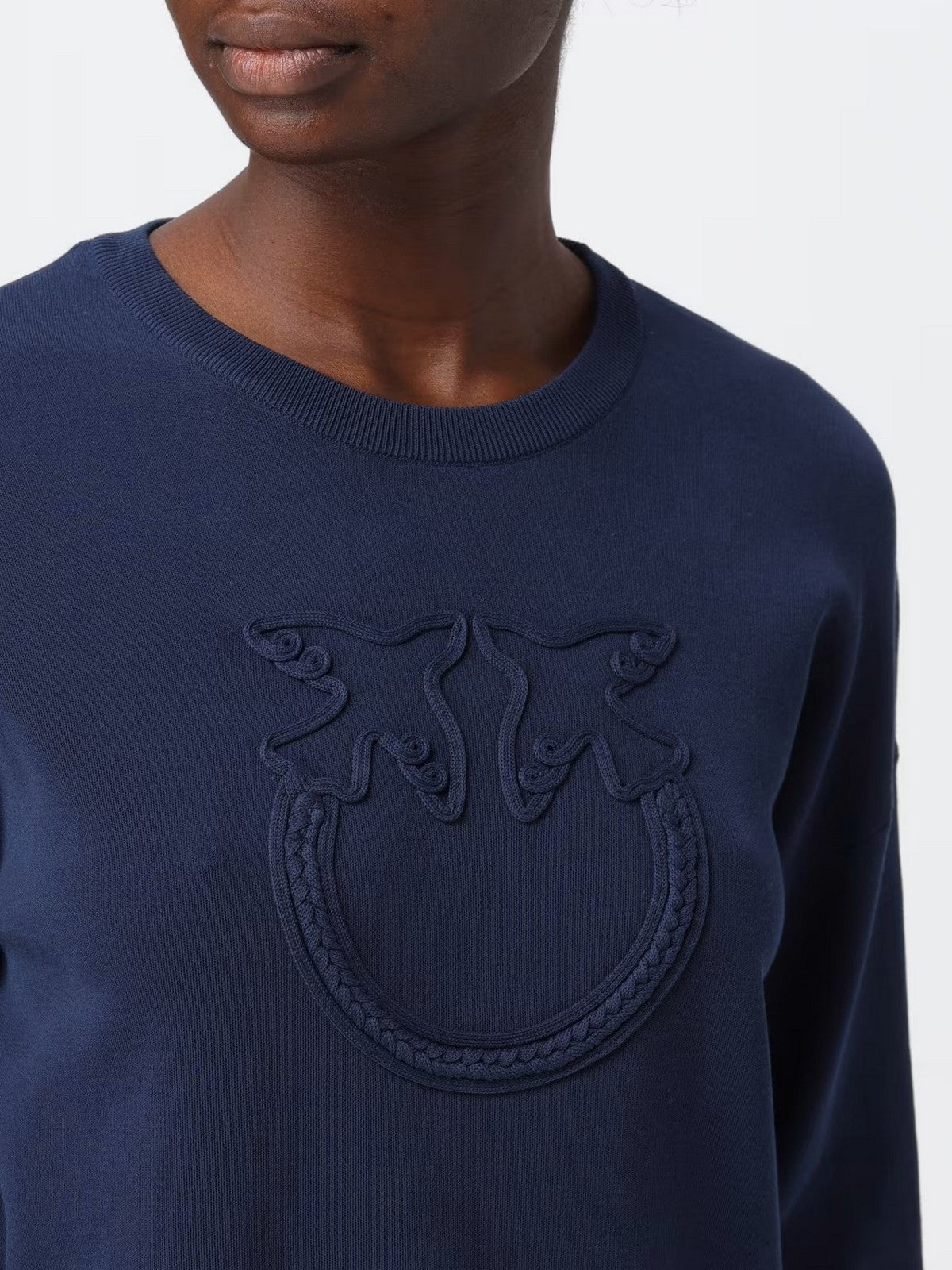 Pinko Women's Sweatshirt 101568-A115 G57 Blue