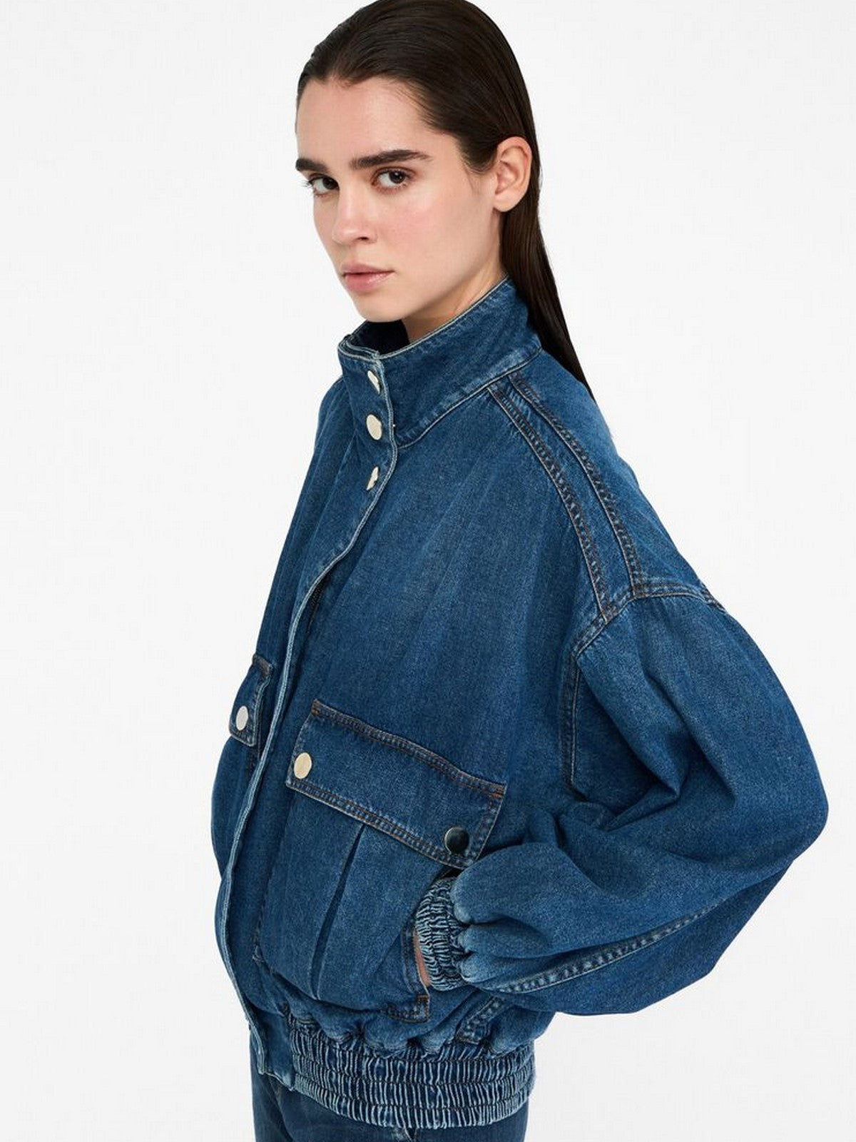 LIU JO BLACK Giubbino Donna CF5139D5026 77122 Den.Blu lav.medio