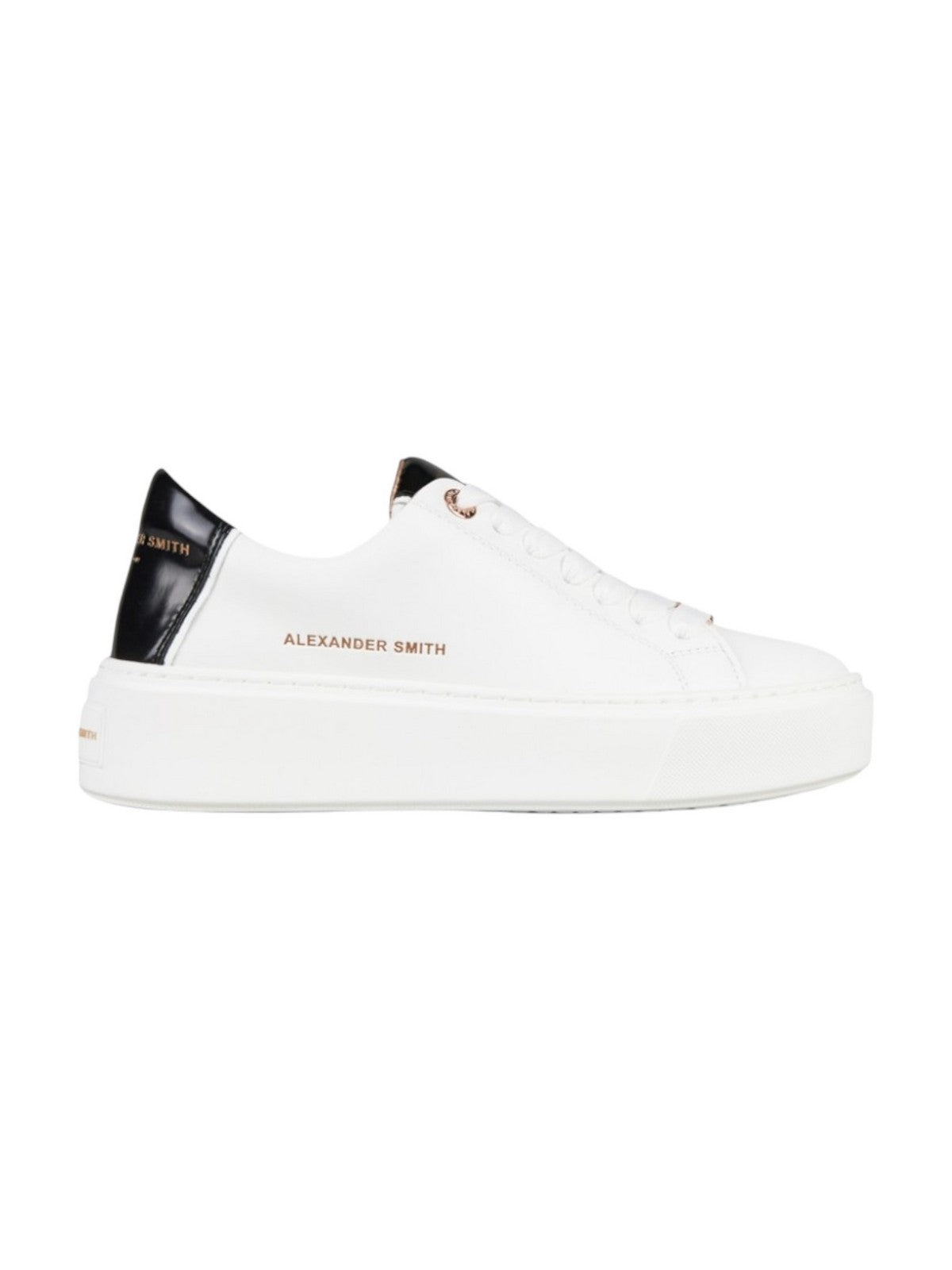 ALEXANDER SMITH Sneaker Donna LONDON HIGH WOMAN ALBBLHW 8402 WBK Bianco gioboutiqueweb