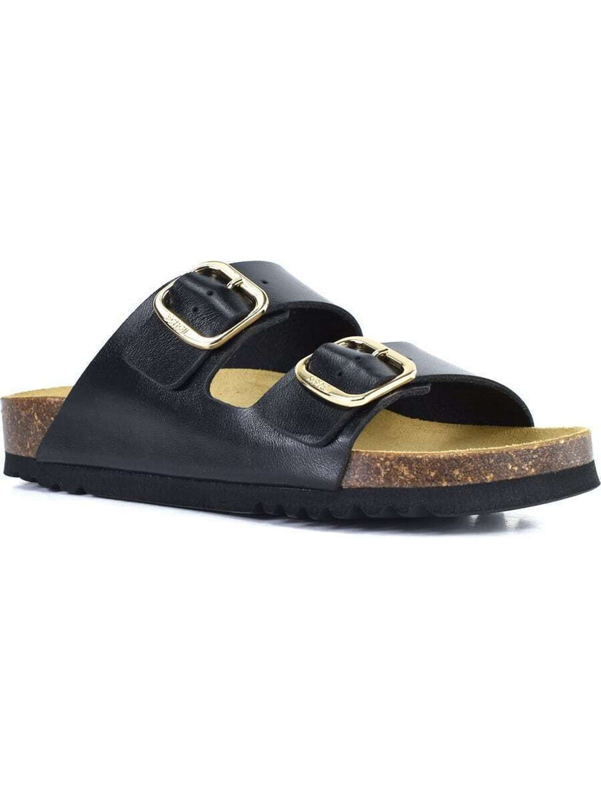SCHOLL Sandalo Donna JOSEPHINE BLACK LAM SYNTH F321681004 BLACK gioboutiqueweb