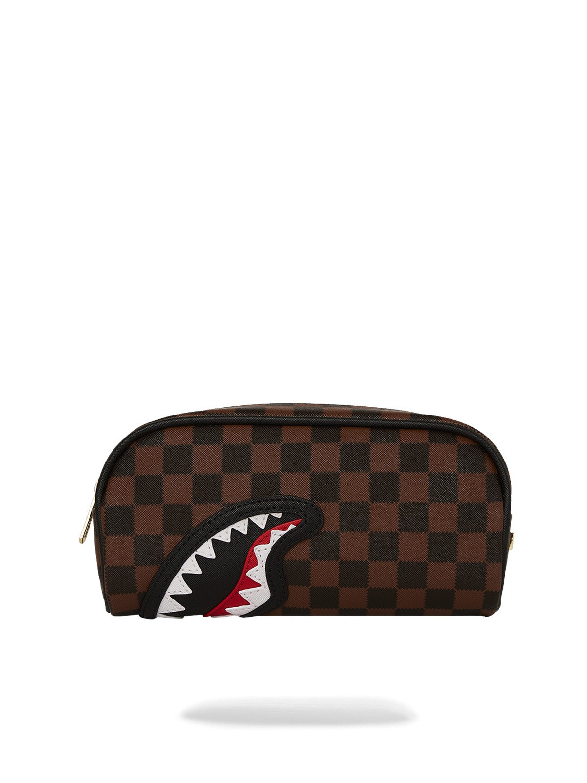 SPRAYGROUND Pochette Unisex adulto SAWTOOTH SHARKS IN PARIS POUCH 910B7845NSZ MARRONE gioboutiqueweb
