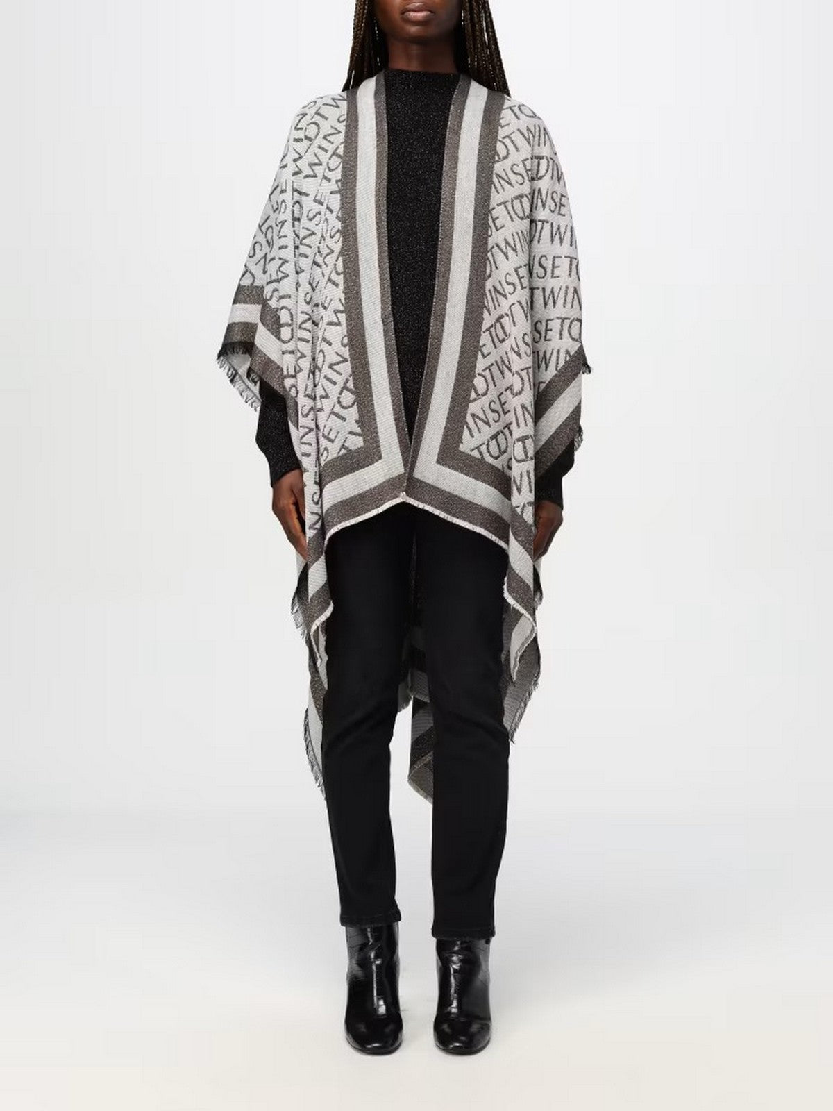 TWINSET Mantella Donna 242TO504A 12003 Beige gioboutiqueweb