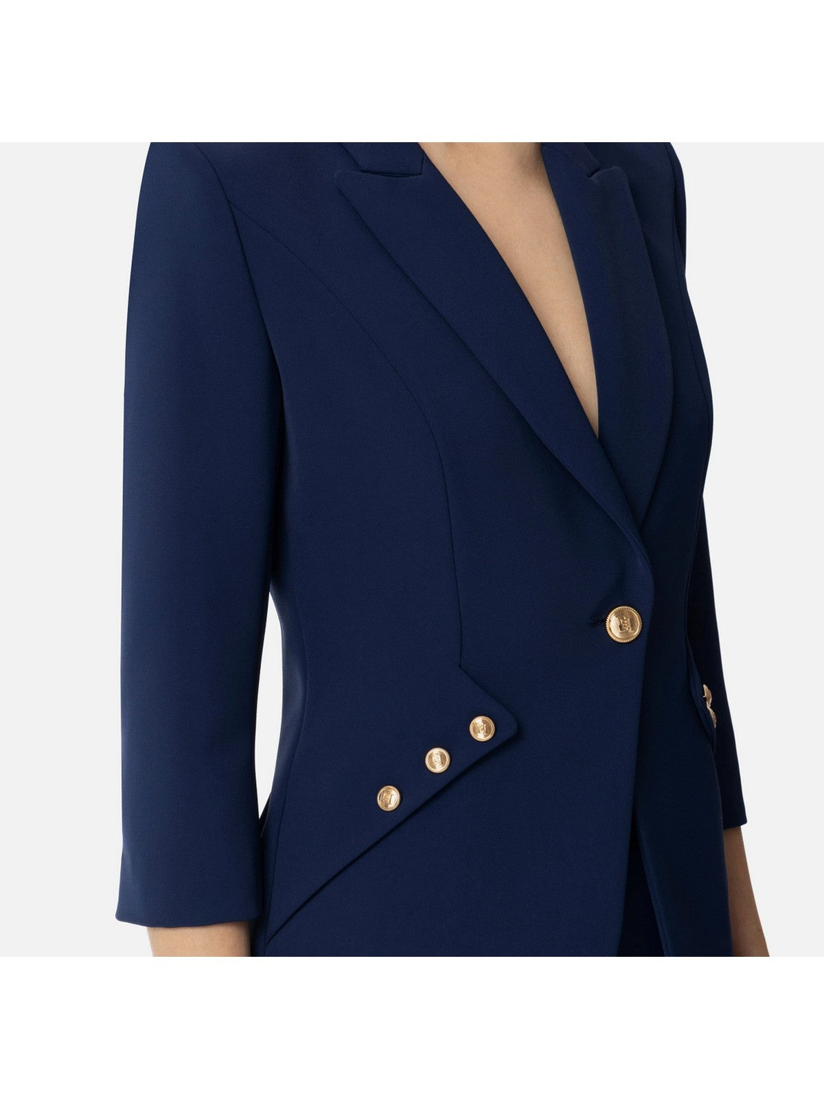 ELISABETTA FRANCHI Giacca Donna GI16452E2-DC8 Blu gioboutiqueweb