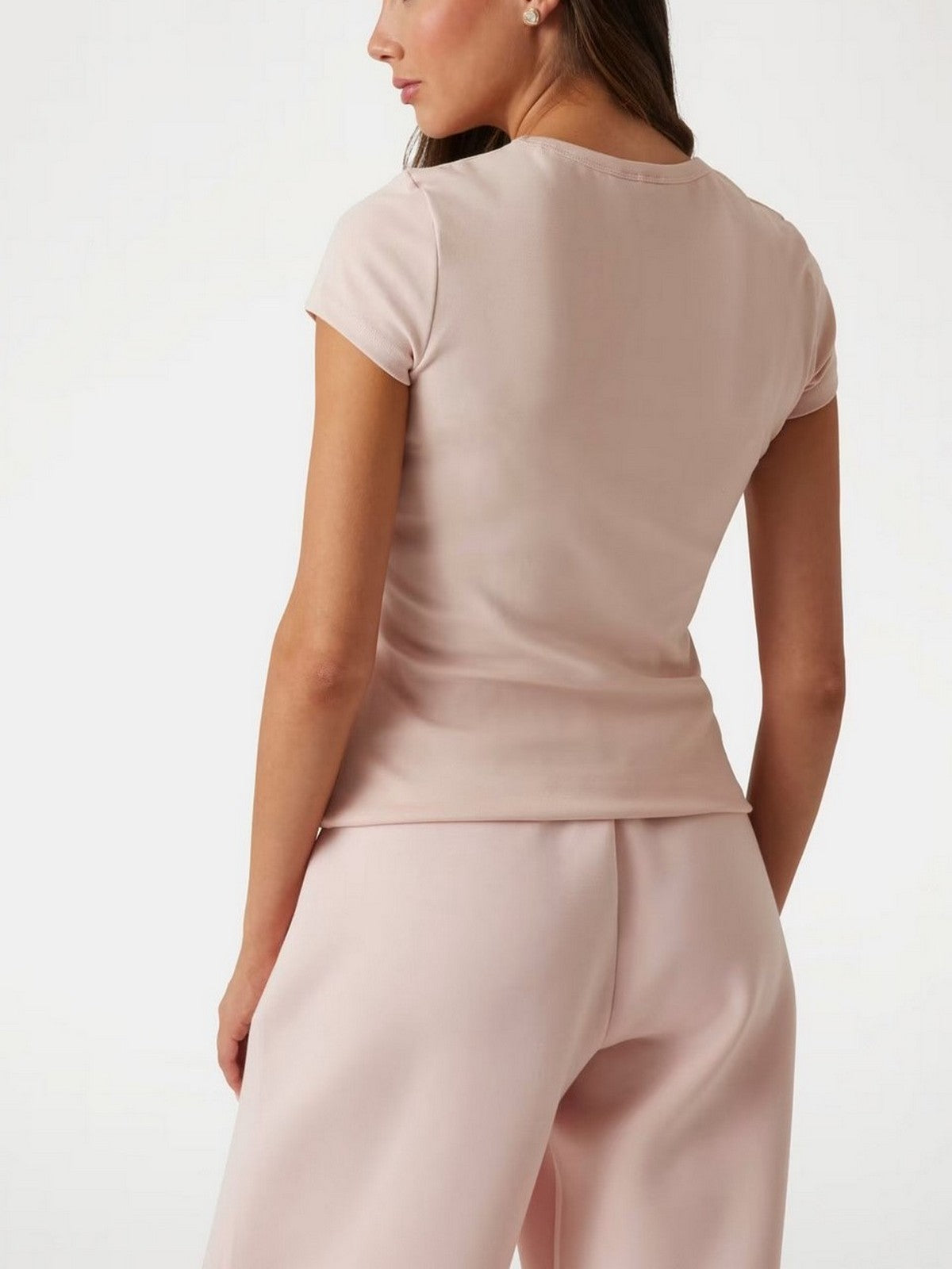 GUESS SPORT T-shirt Donna KIARA SS T-SHIRT V4BI16 KCIV1 G6O1 Rosa