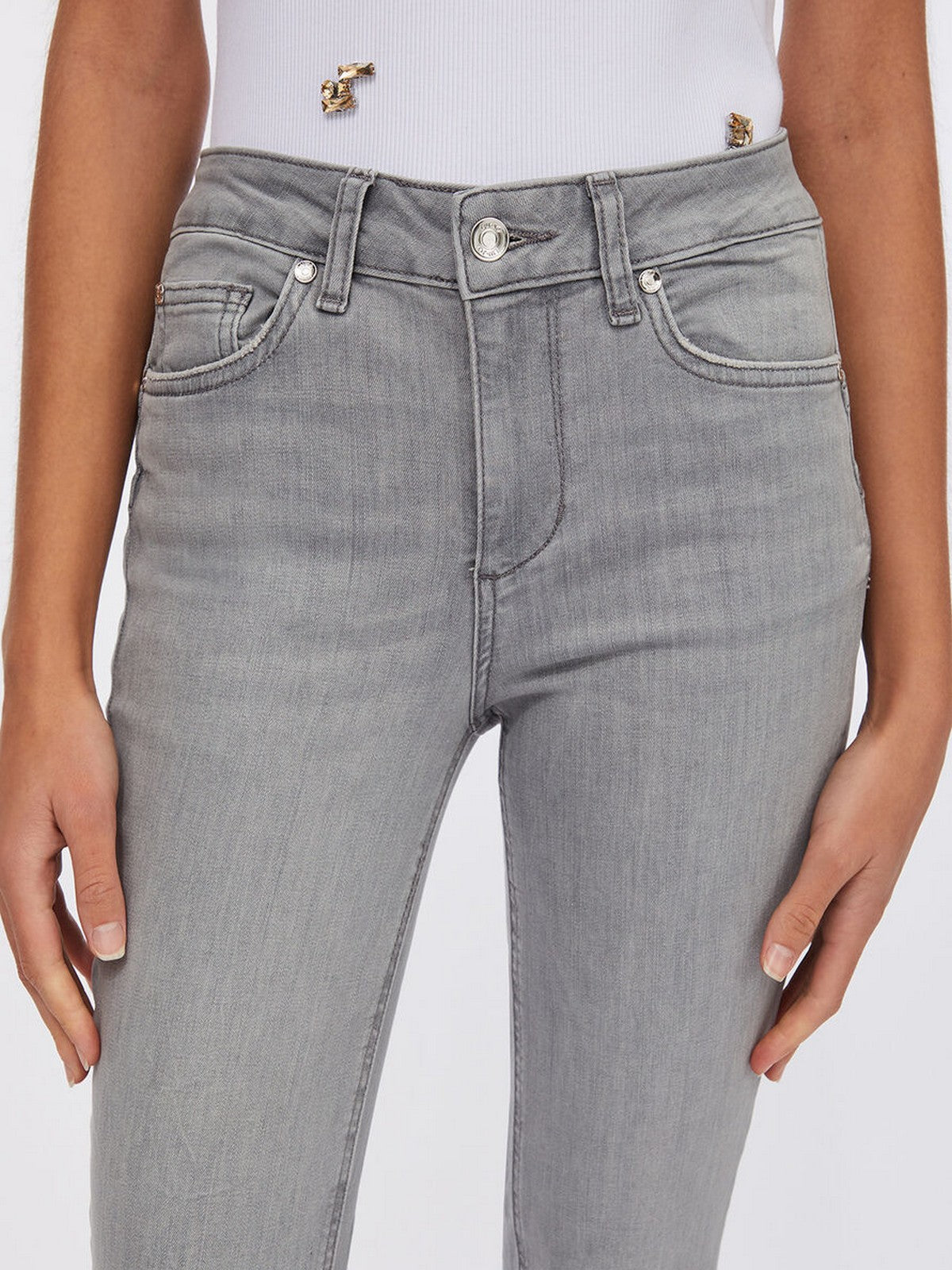 LIU JO BLUE DENIM Jeans Donna UXX037D4811 88255 Den.Grey surprise wa