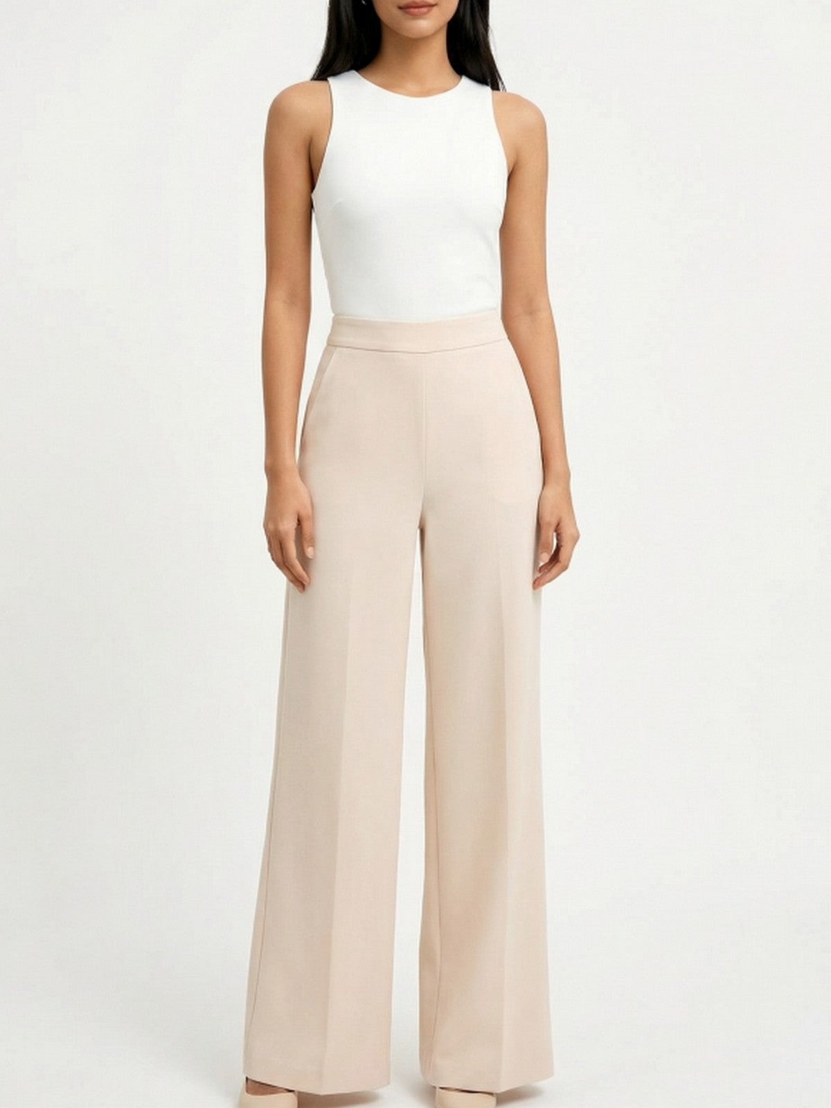 PATRIZIA PEPE Pantalone Donna 2P1776 A411 B884 SILK NUDE