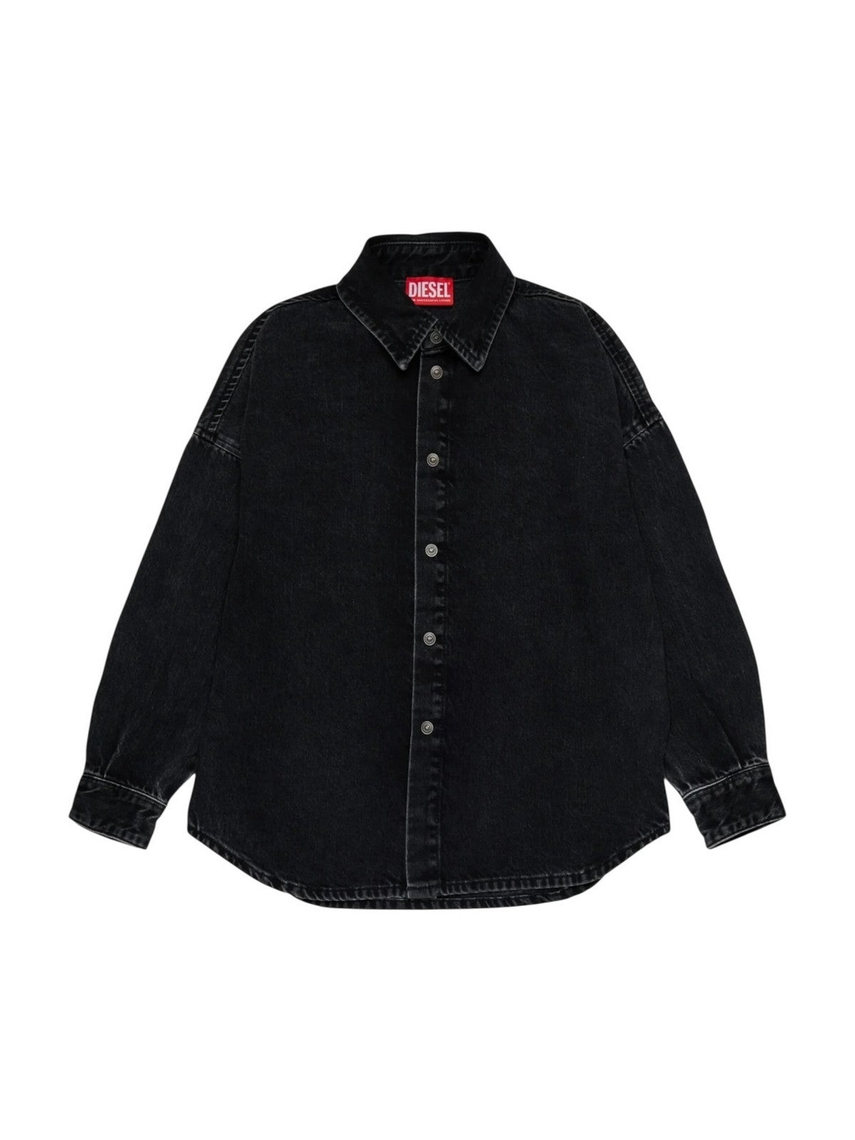 DIESEL Camicia Bambini e ragazzi J02307 KXBPT K02 DENIM NERO gioboutiqueweb