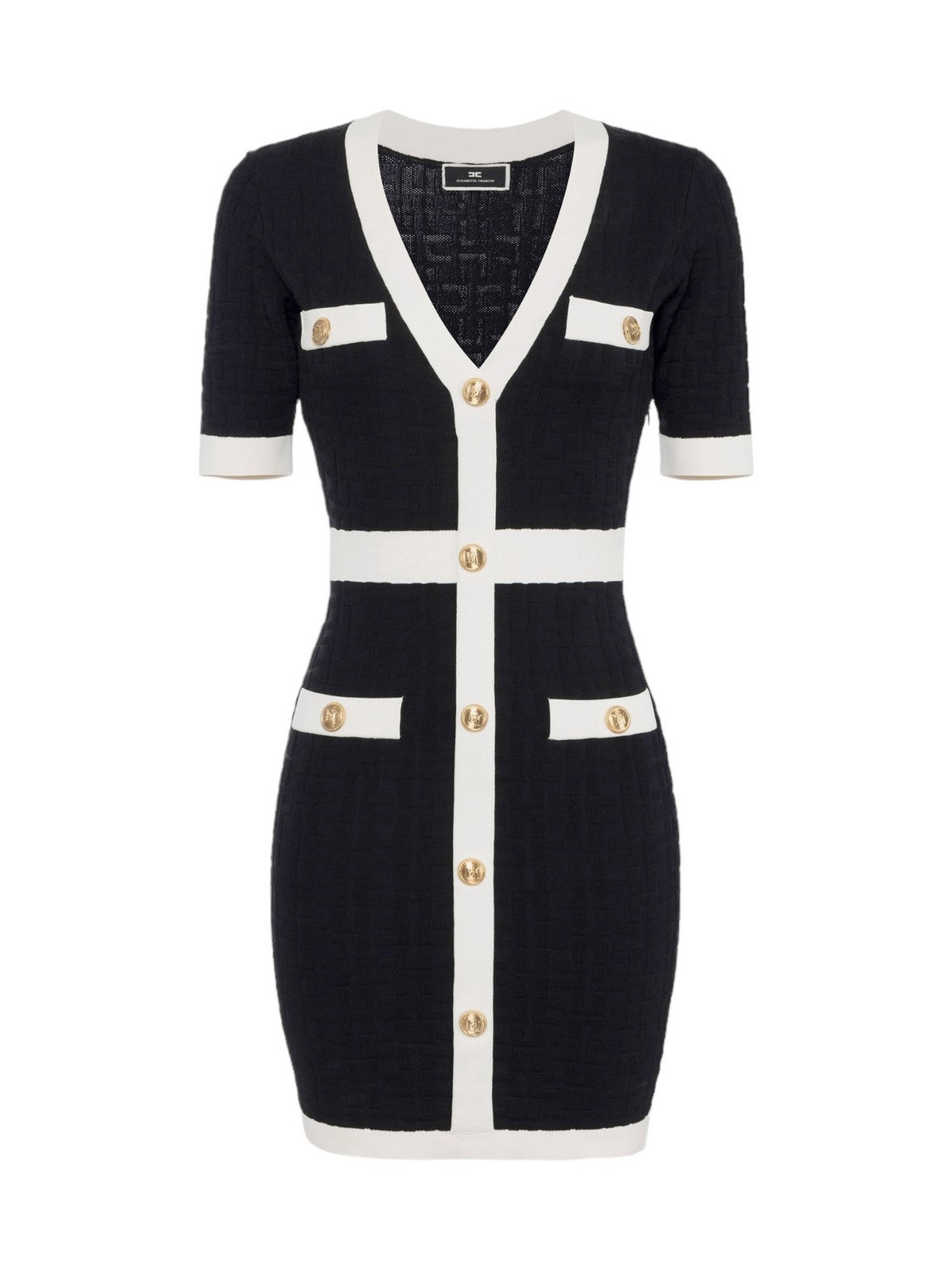 ELISABETTA FRANCHI Abito Donna AM81B42E2 110 Nero gioboutiqueweb