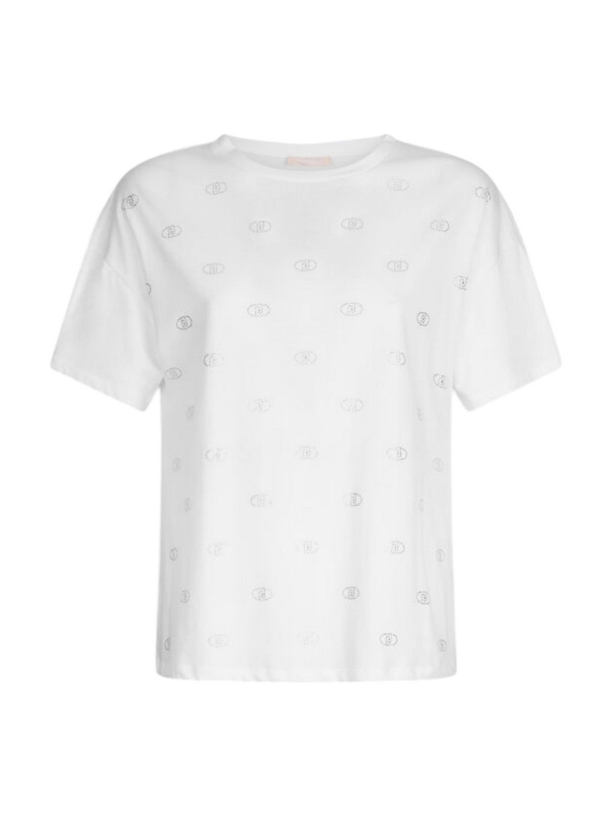 LIU JO WHITE T-shirt Donna WA5147JS923 M9497 Bianco gioboutiqueweb