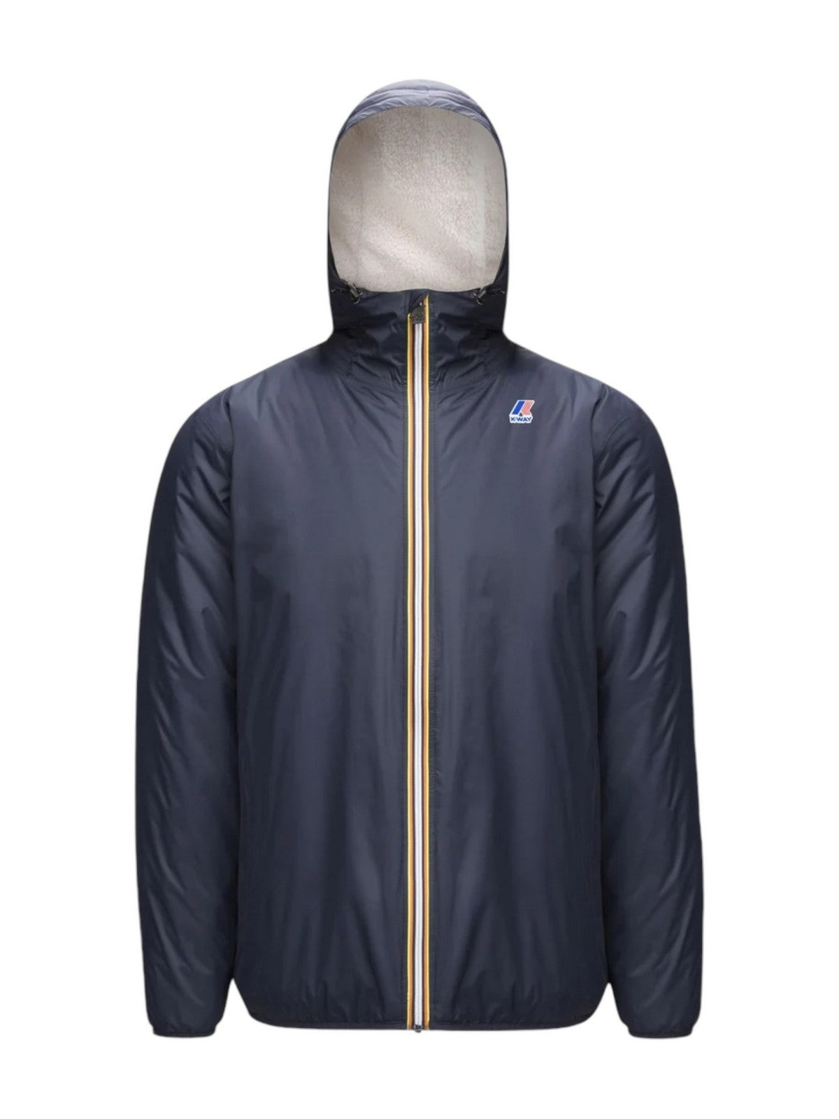 K-WAY Giubbino Uomo Le vrai 3.0 claude orsetto K3118TW K89 Blu gioboutiqueweb