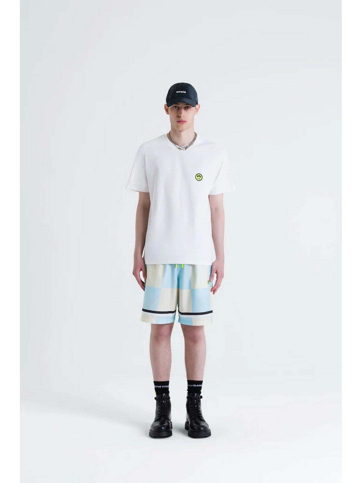 BARROW T-shirt Uomo S5BWUATH087 002 Bianco gioboutiqueweb