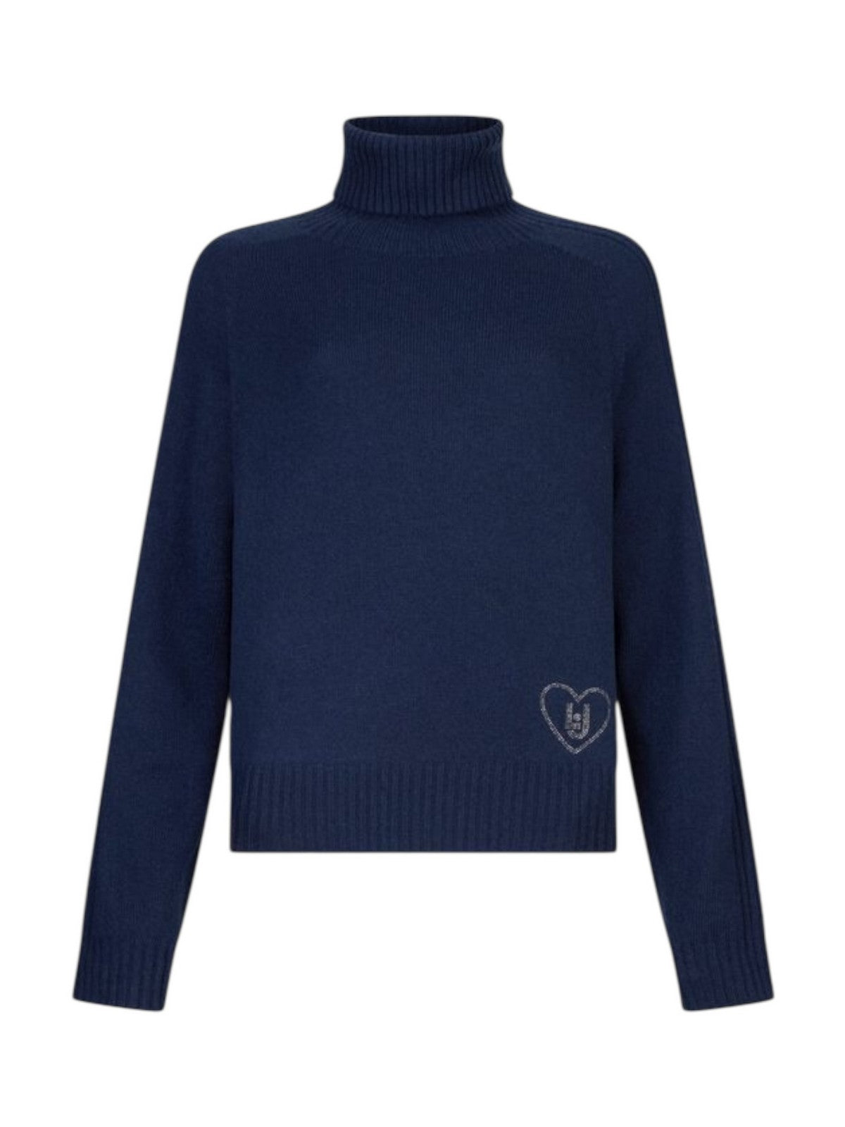 LIU JO WHITE Maglione dolcevita Donna MF5445MS76L 93932 Navel blue