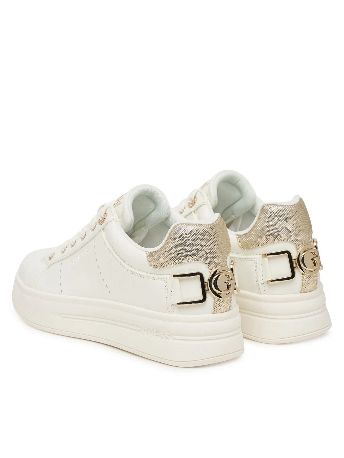 GUESS Sneaker Donna WESLI FLPWES ELE12 WHIGO WHITE GOLD