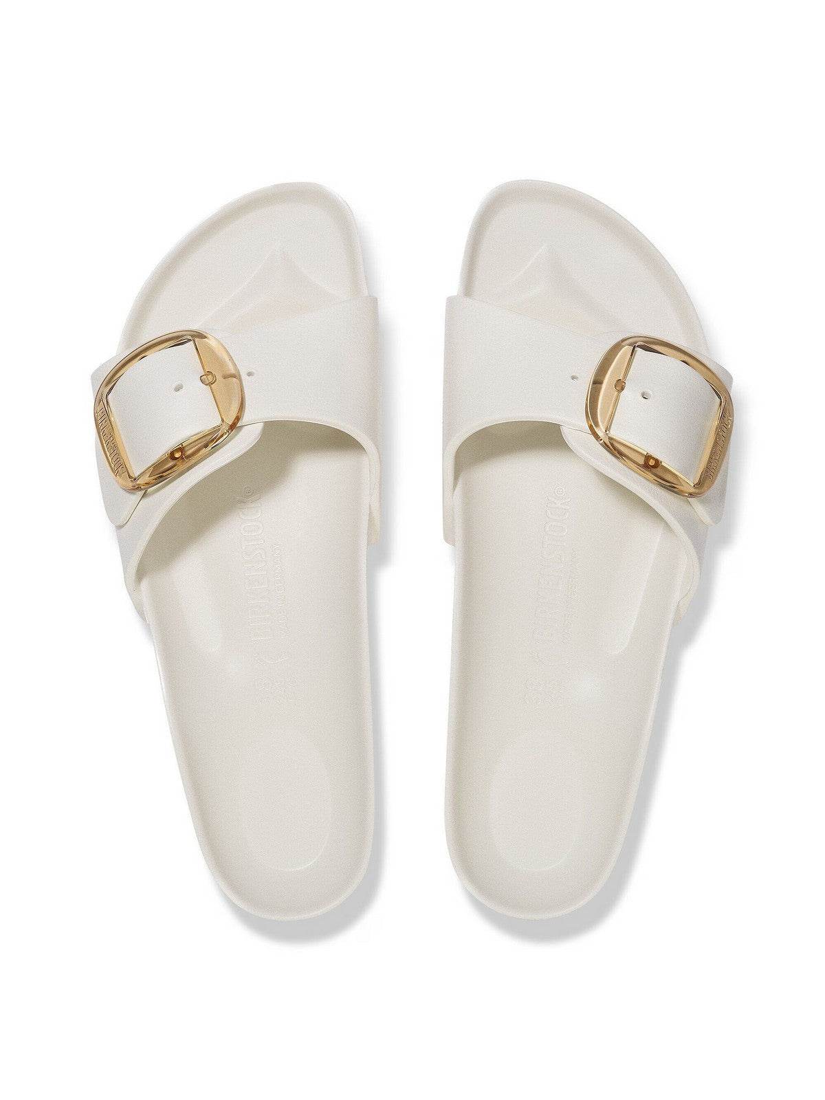 BIRKENSTOCK Sandalo Unisex adulto Madrid Big Buckle EVA eggshell, EVA 1029633 EHHSHELL