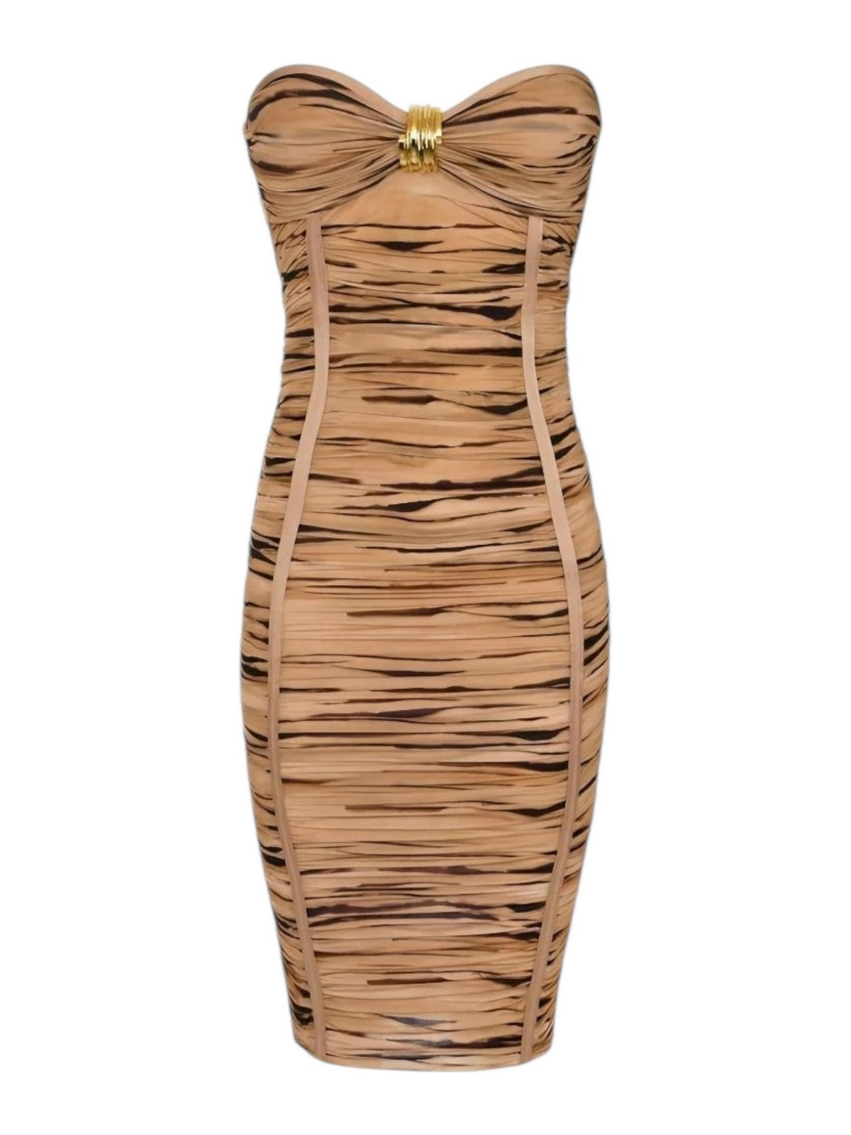 ELISABETTA FRANCHI Abito Donna AB94562E2 470 CAMMELLO