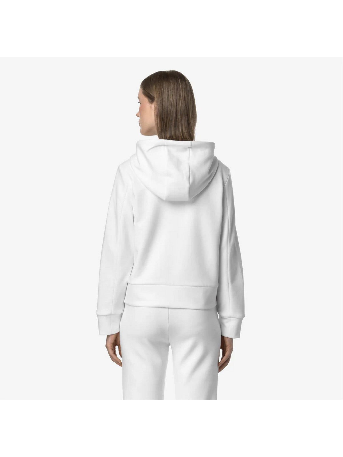 K-WAY Felpa Donna DIVINE LIGHT SPACER K2132CW 001 Bianco gioboutiqueweb