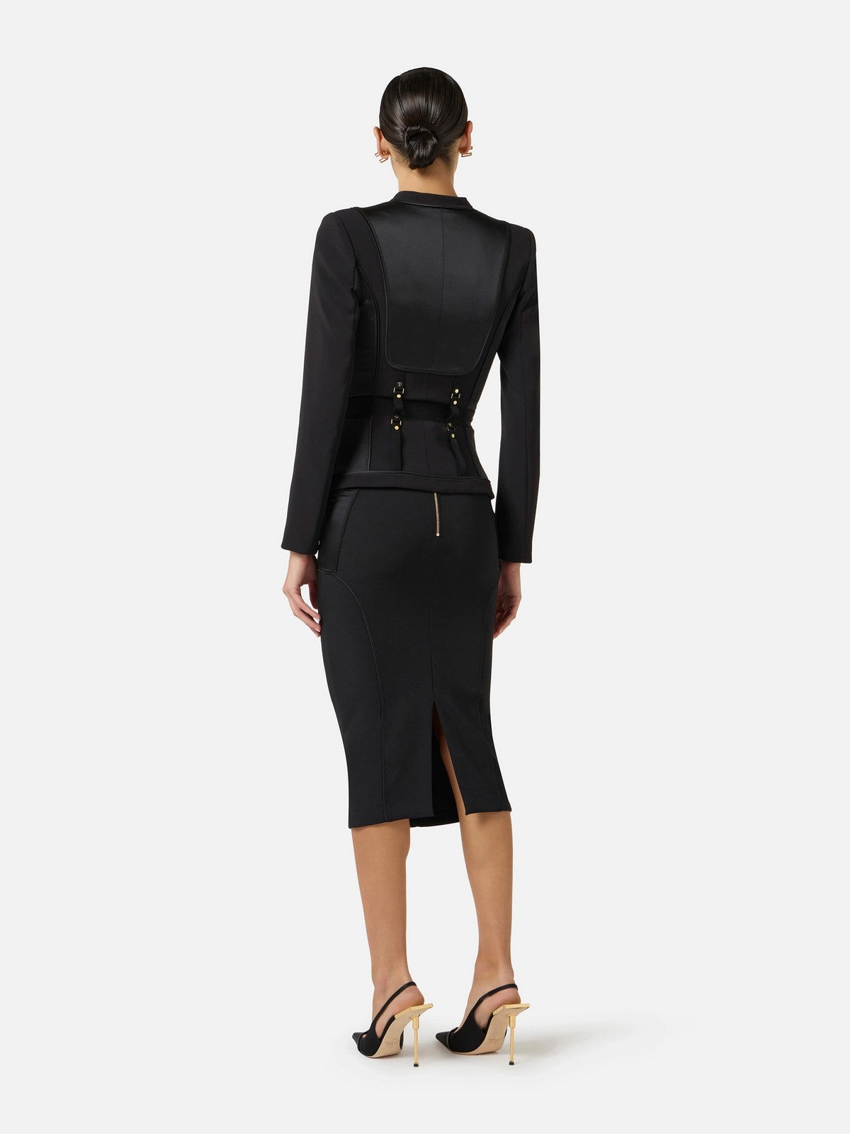 ELISABETTA FRANCHI Giacca Donna GI23362E2 110 Nero