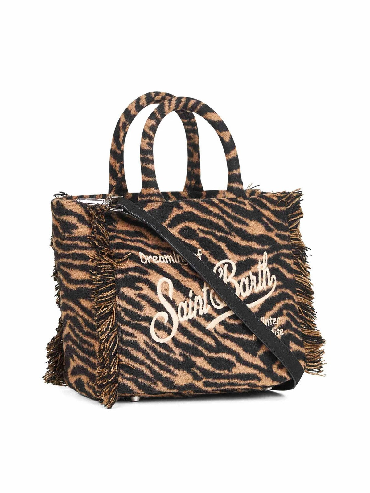 MC2 SAINT BARTH Borsa Donna VANITY MINI FELT 01322I ZEBRA 18 EMB