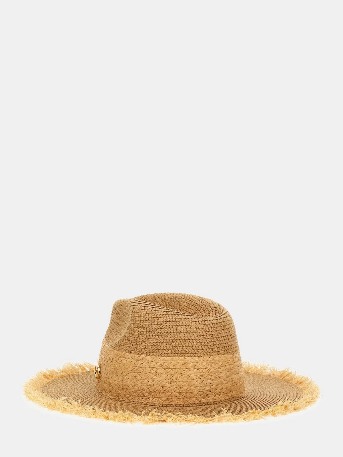 GUESS Cappello Donna OFELIA RAFFIA FEDORA HAT AW5509 POL01 NTC NATURAL COGNAC gioboutiqueweb