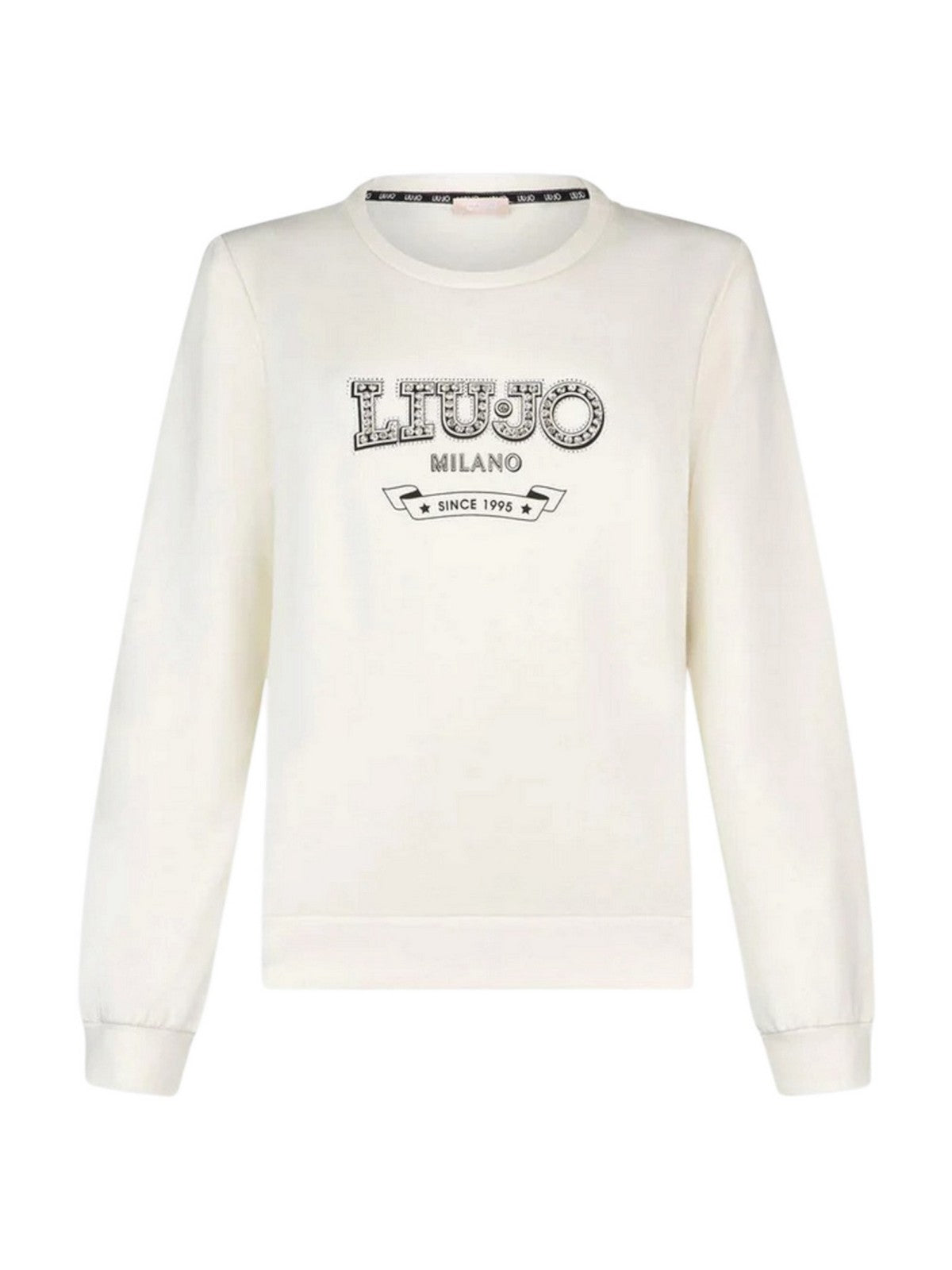 LIU JO SPORT Felpa Donna TA6073FS090 M9271 White milk/LiuJo