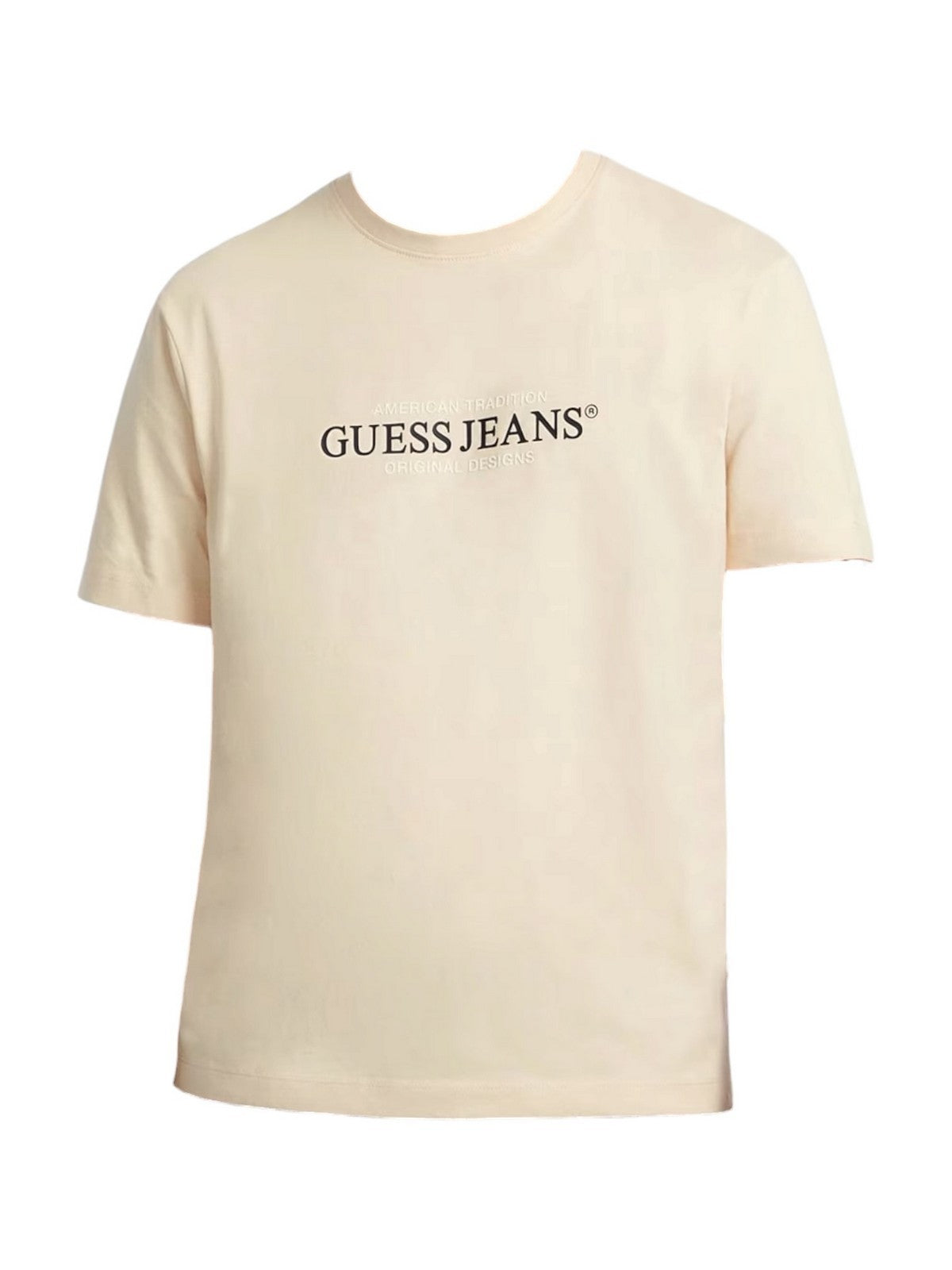 GUESS T-shirt Uomo GJ SS CN REG AMERICAN TRAD TEE M4YI42 K8FQ4 G1W7 BISCOTTI