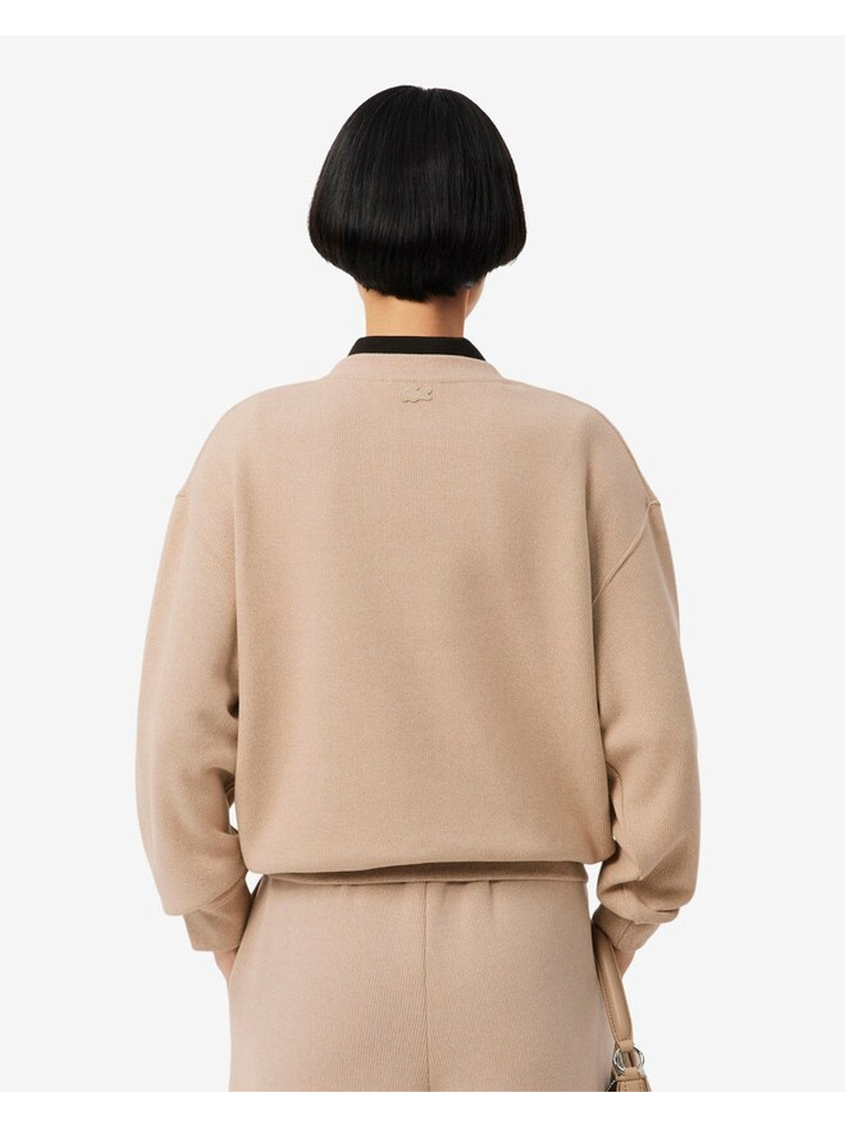 LACOSTE Felpa Donna SF1482 4KI Beige