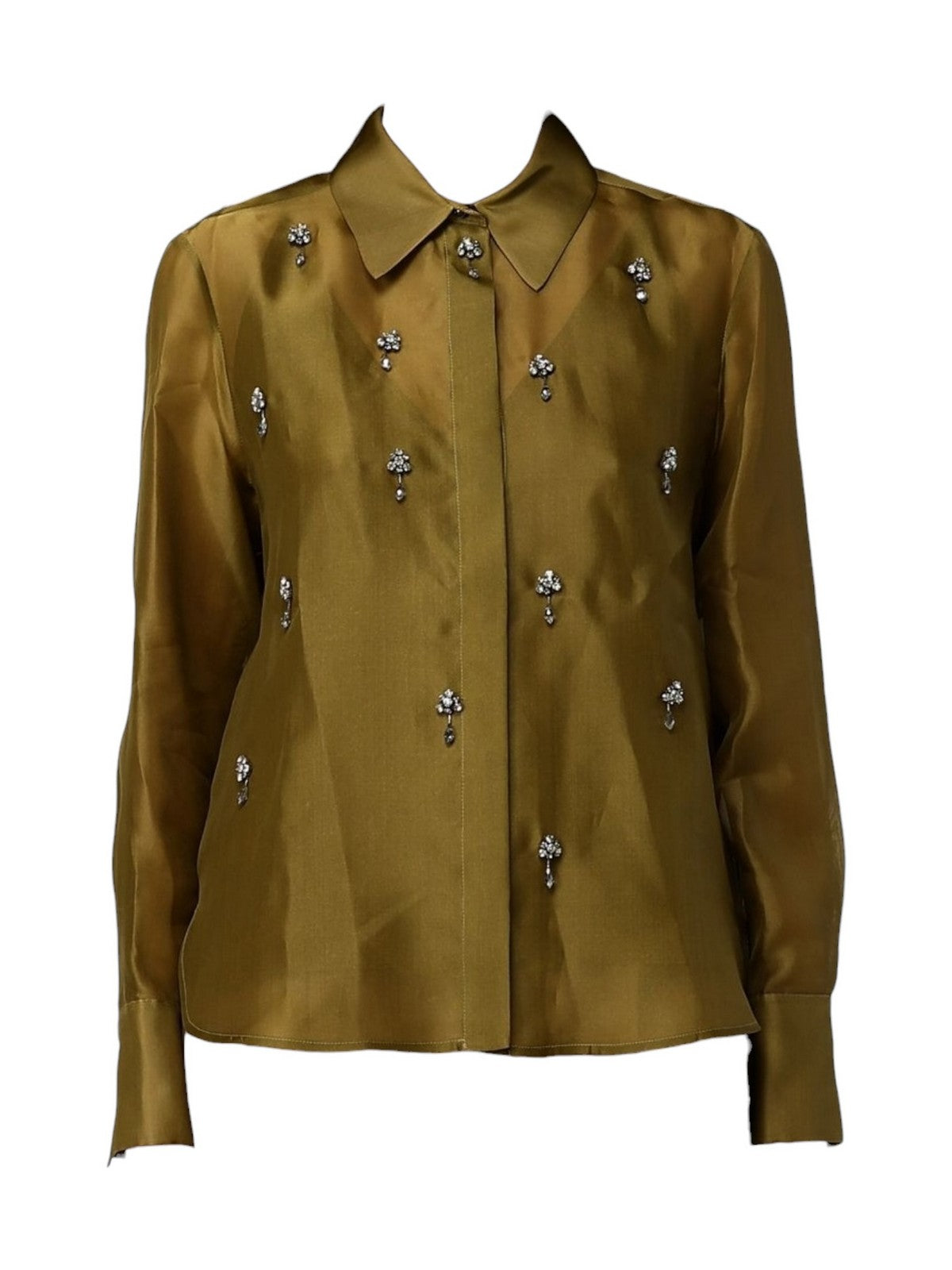 MAX MARA STUDIO Camicia Donna MSEAGI 2616261013600 010 VERDE OLIVA