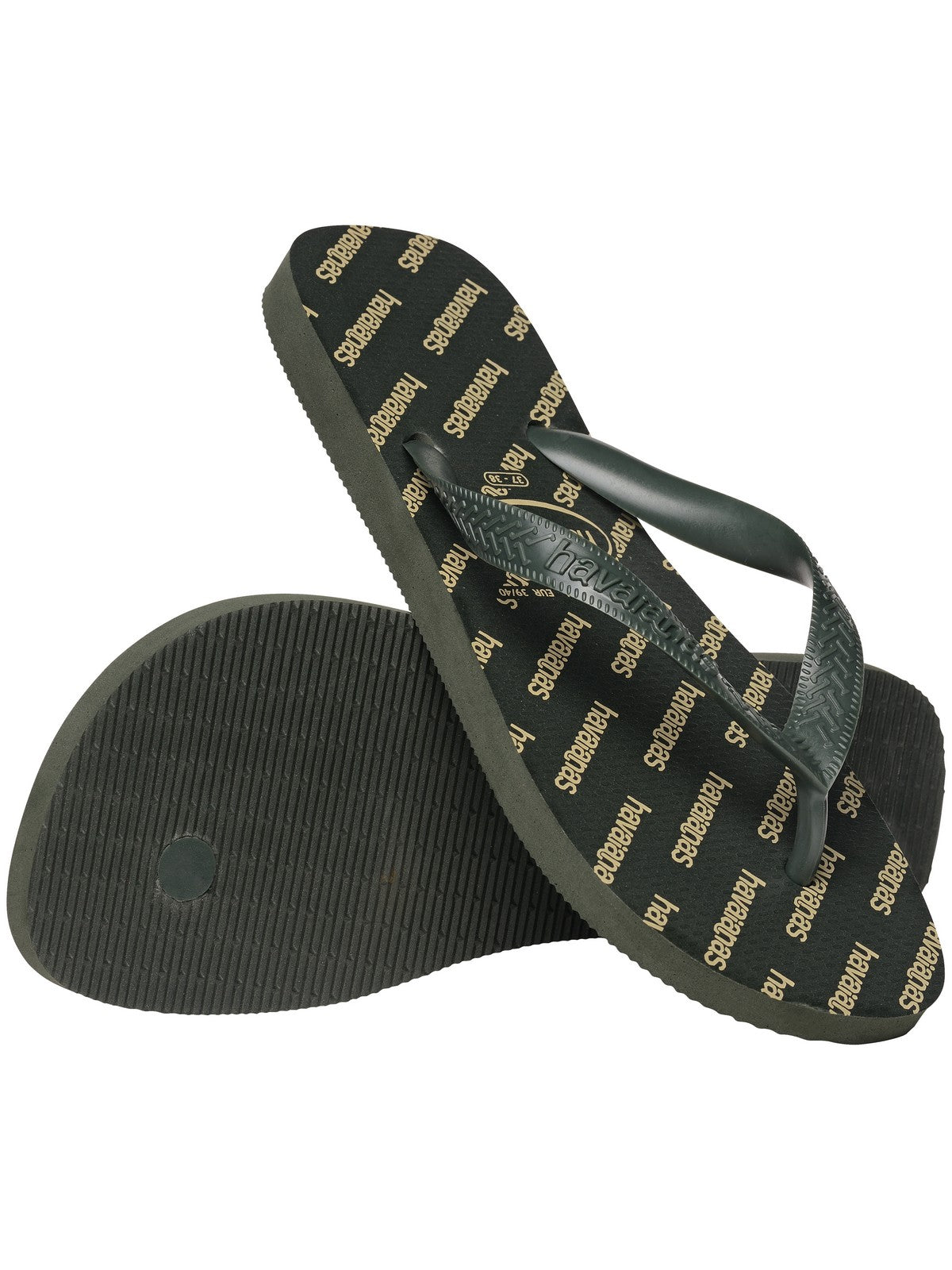 HAVAIANAS Infradito Uomo Top logomania essential 4149891.4896 Verde gioboutiqueweb