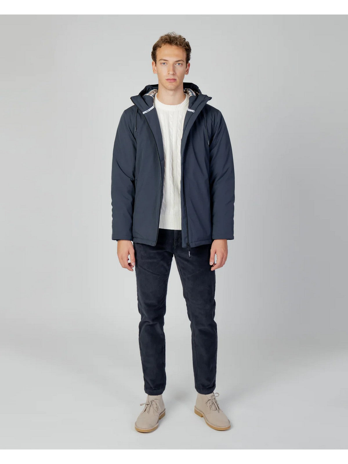 AQUASCUTUM Giubbino Uomo JK006 Blu gioboutiqueweb