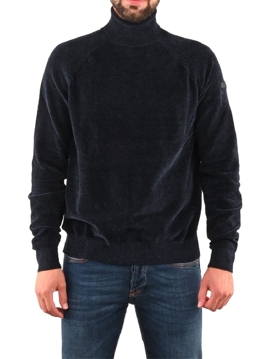 RRD Maglione dolcevita Uomo WES031 60 Blu gioboutiqueweb